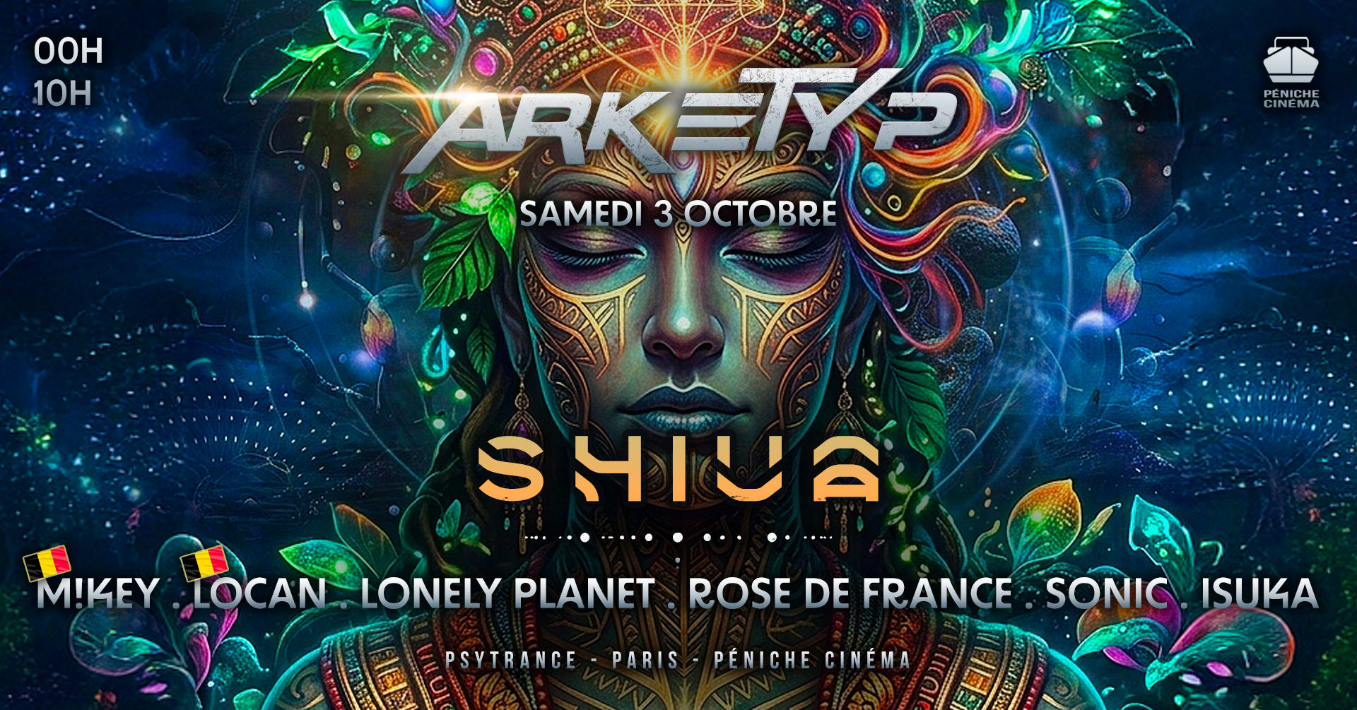 Arketyp: Shiva + After [00h > 10h]