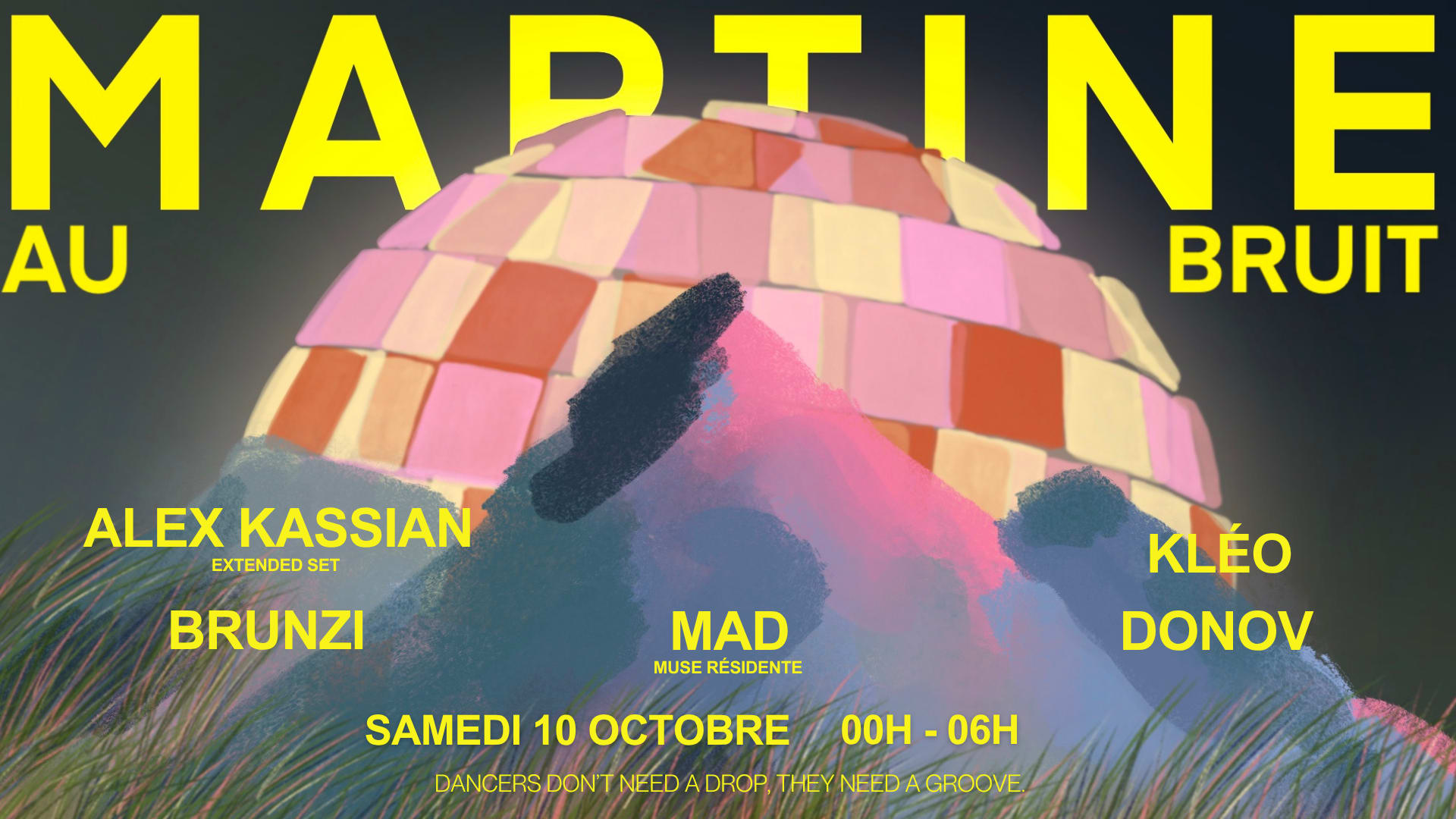 Martine Au Bruit Invite Alex Kassian & Kléo.