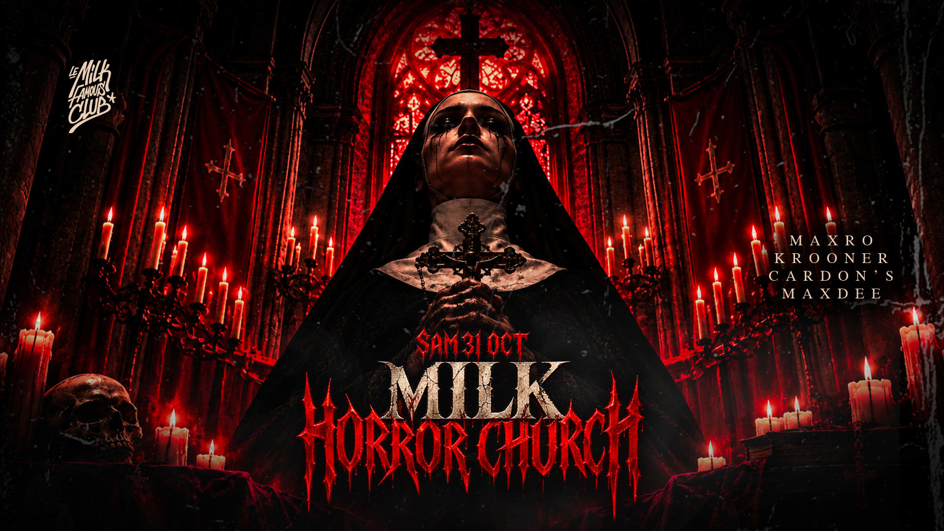Milk Horror Church - Halloween - Sam 31 Octobre