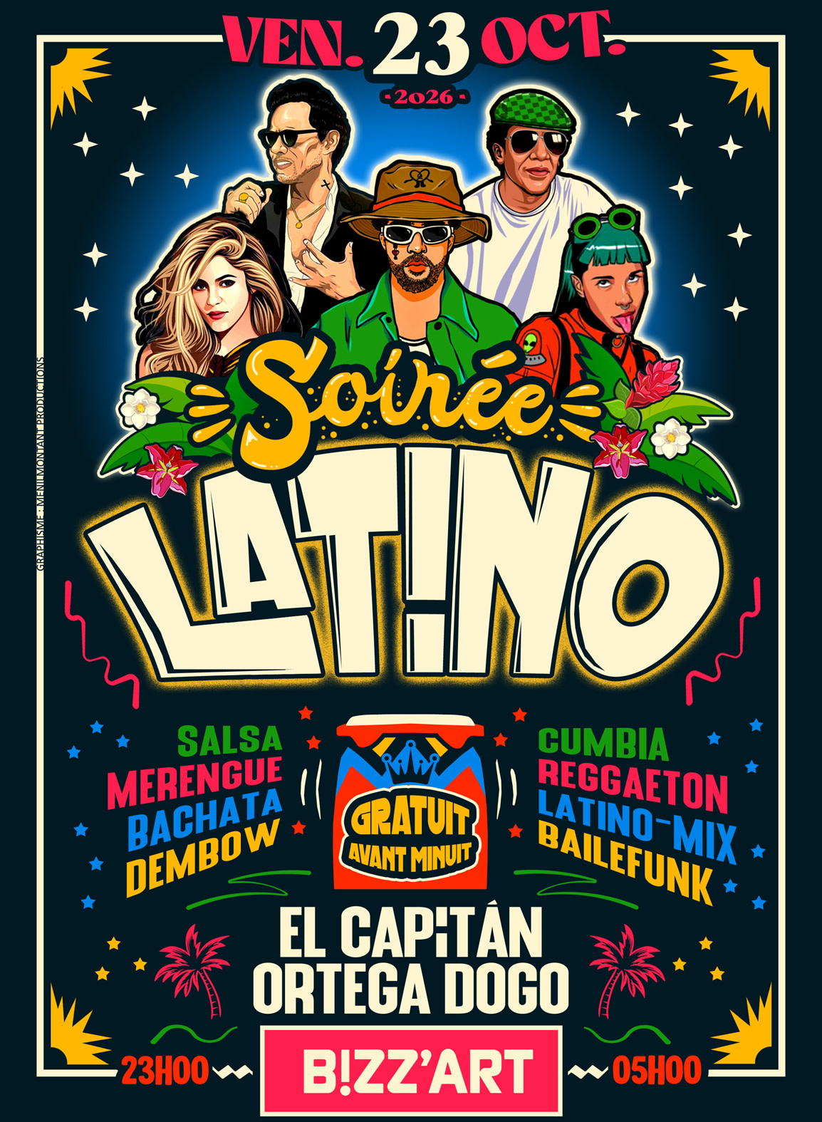 Soirée Latino X Canal St Martin  23.10.26
