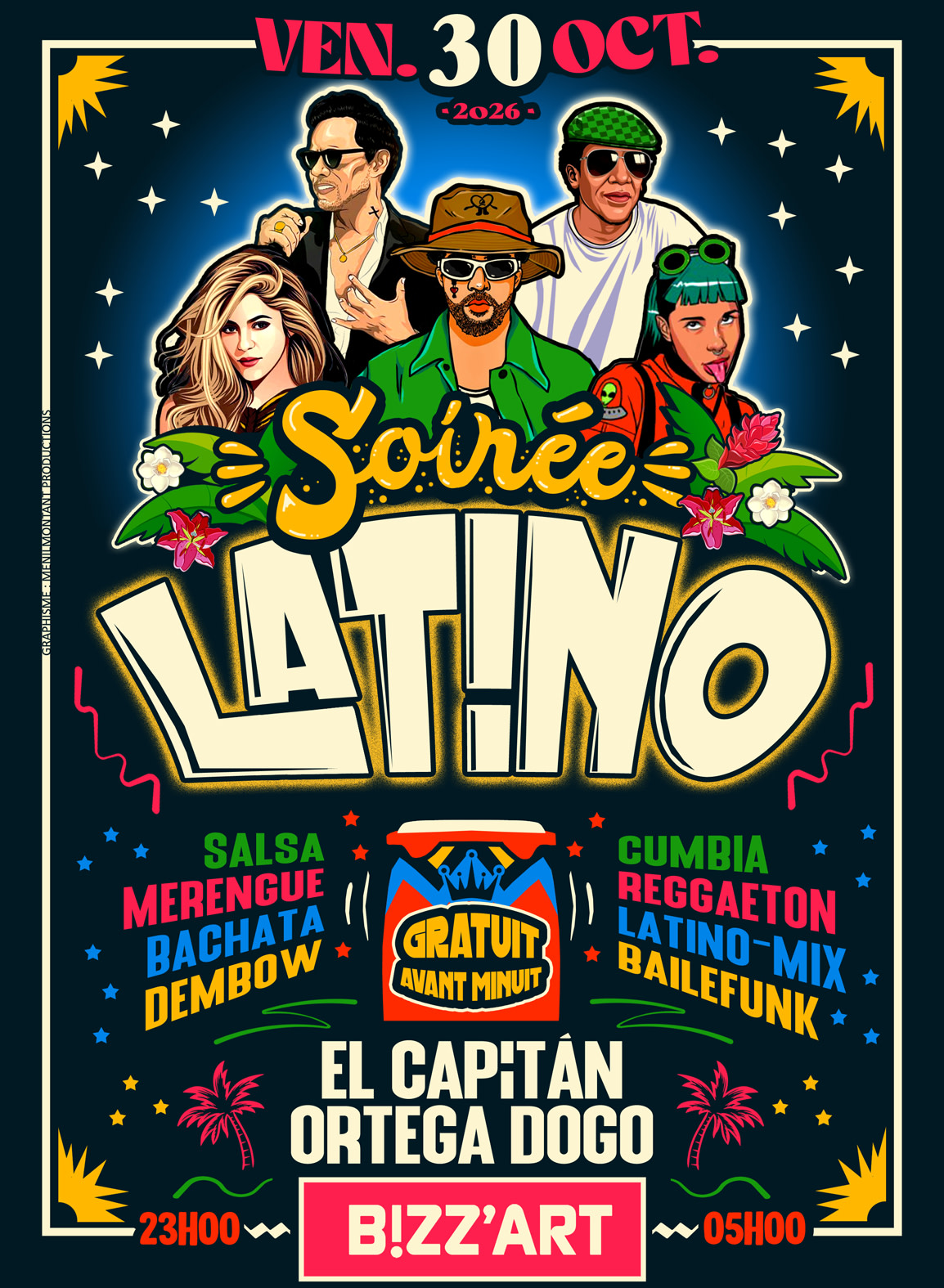 Soiree Latino X Canal Saint Martin 30.10.26
