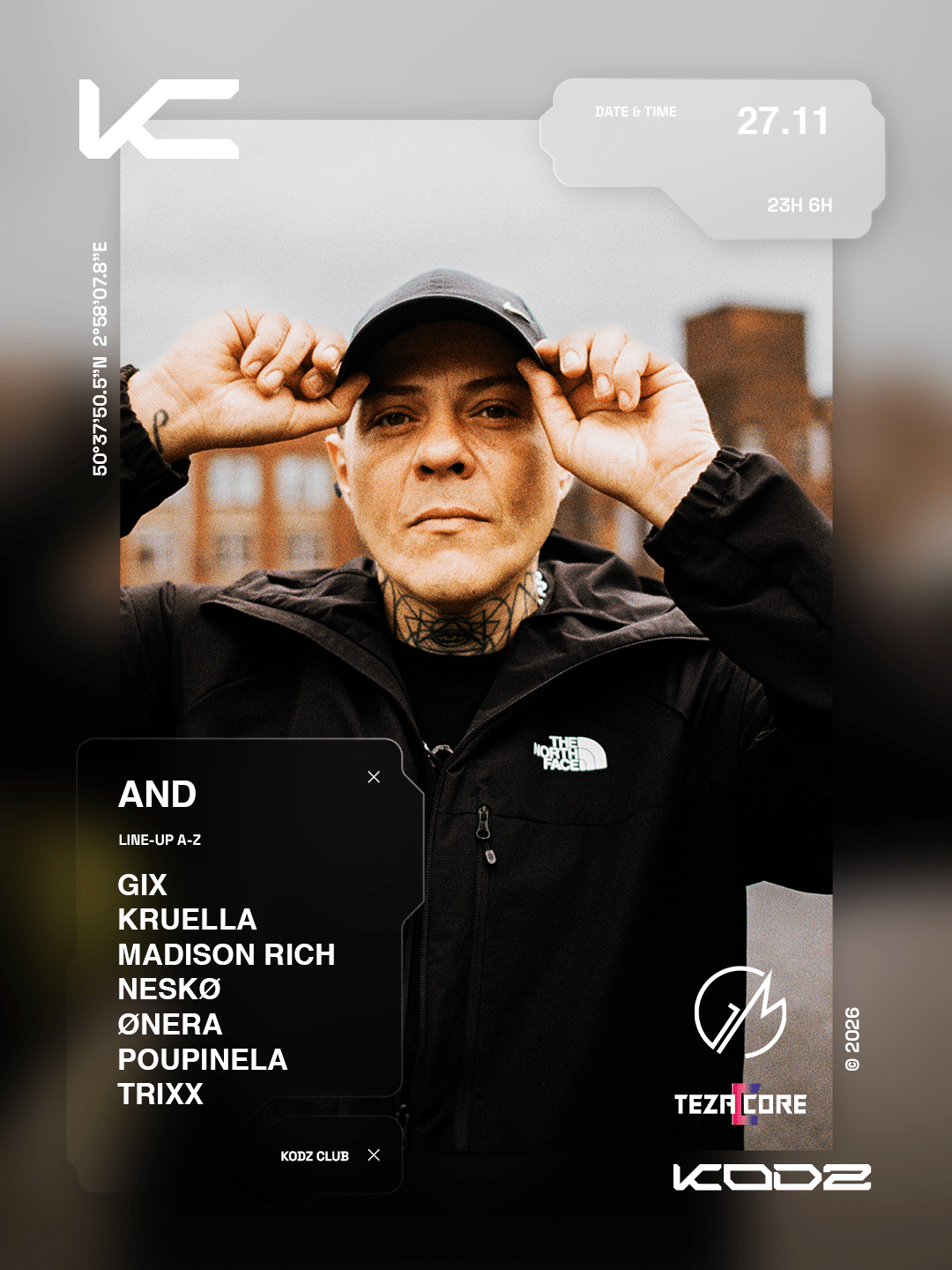 Kodz X G_Mag X Tezaccore Presents : And, Ønera, Poupinela...