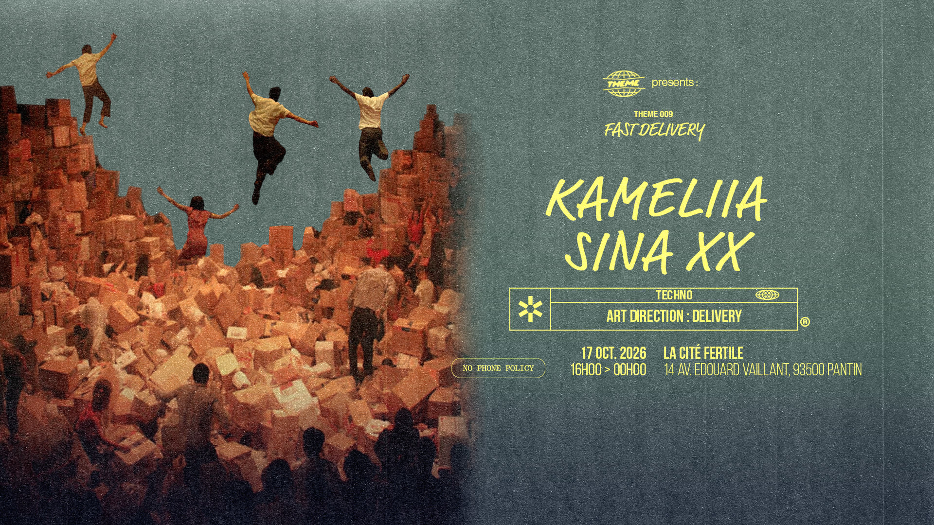 Kameliia - Sina XX - Cité Fertile - Theme 009: Fast Delivery