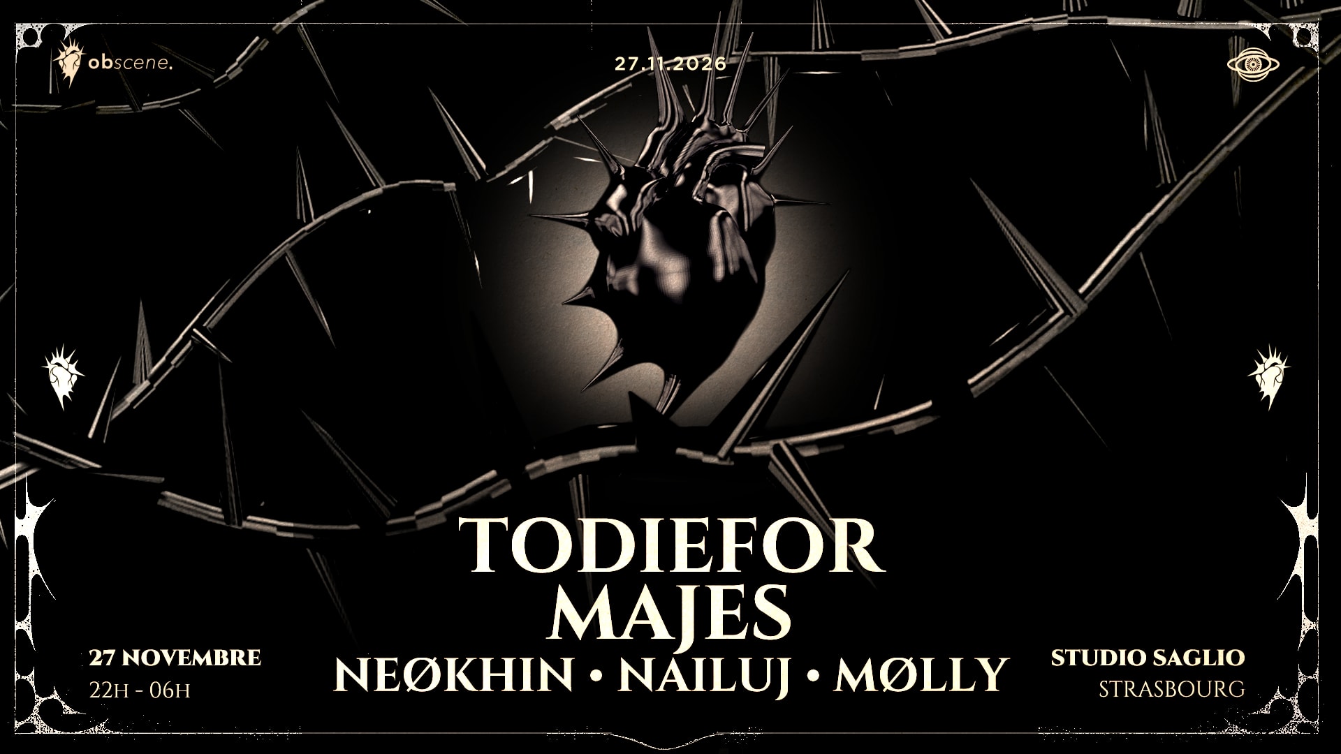 Obscene : Todiefor - Majes - Neøkhin - Mølly - Nailuj