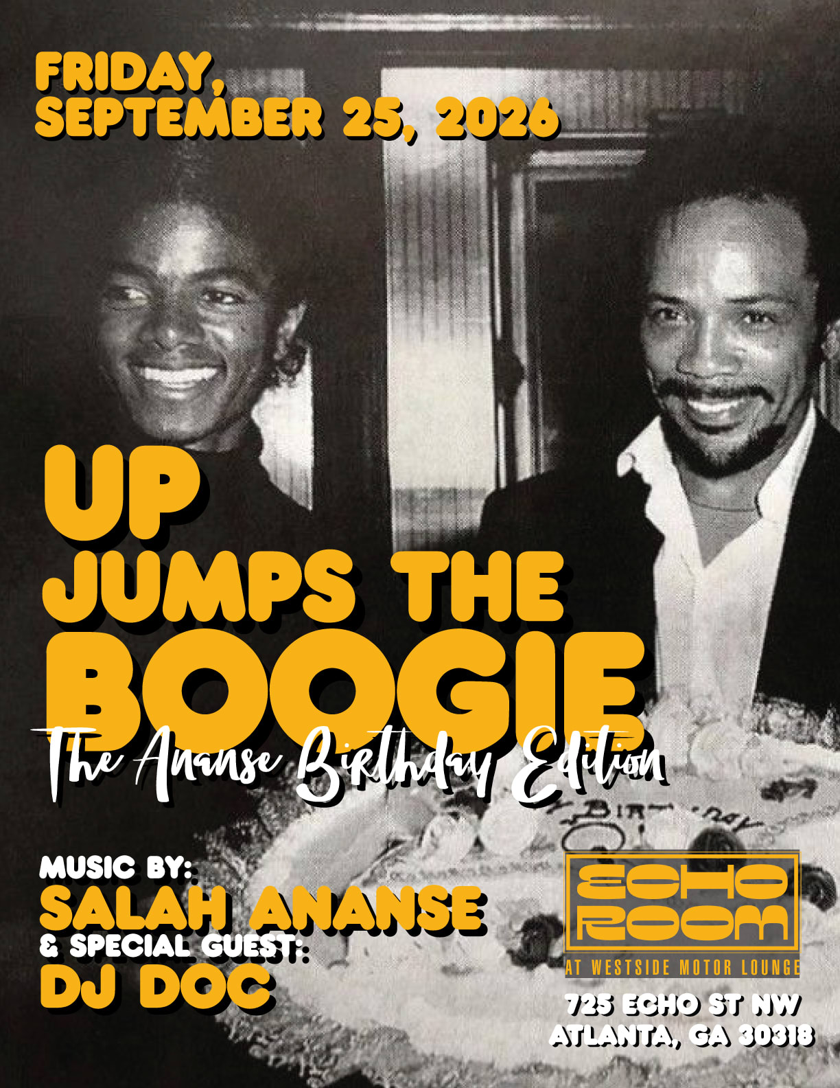 Up Jumps The Boogie - Ananse B-Day Edition W/ Dj Doc