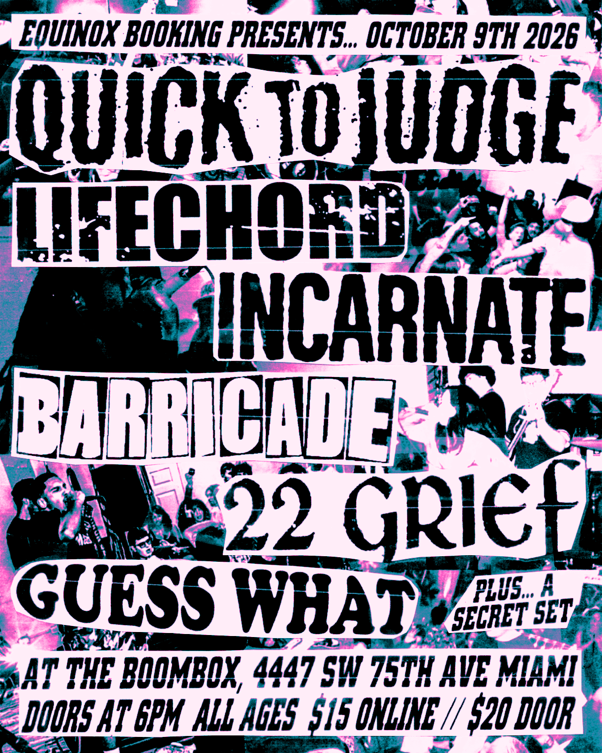 Quick To Judge At The Boombox 10/9