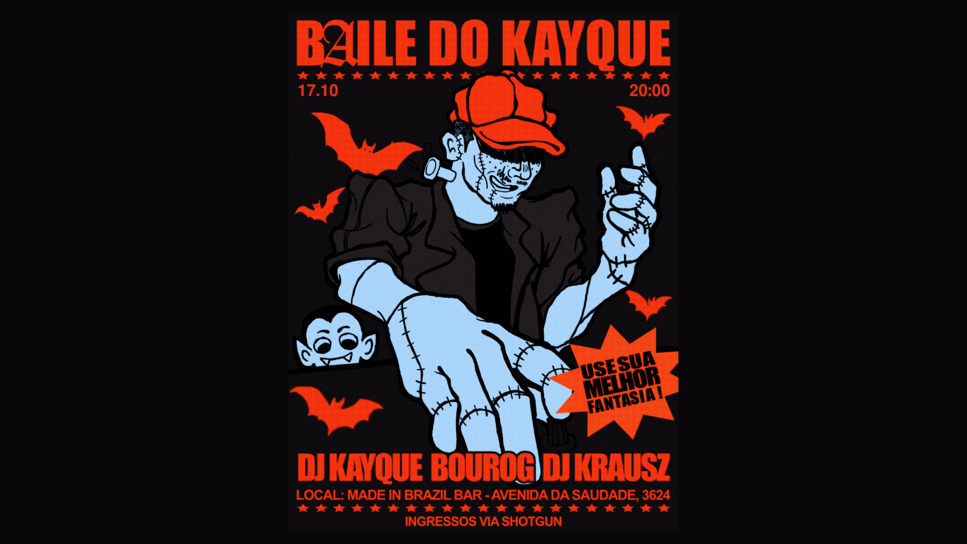 Baile Do Kayque - Edição De Halloween 🎃