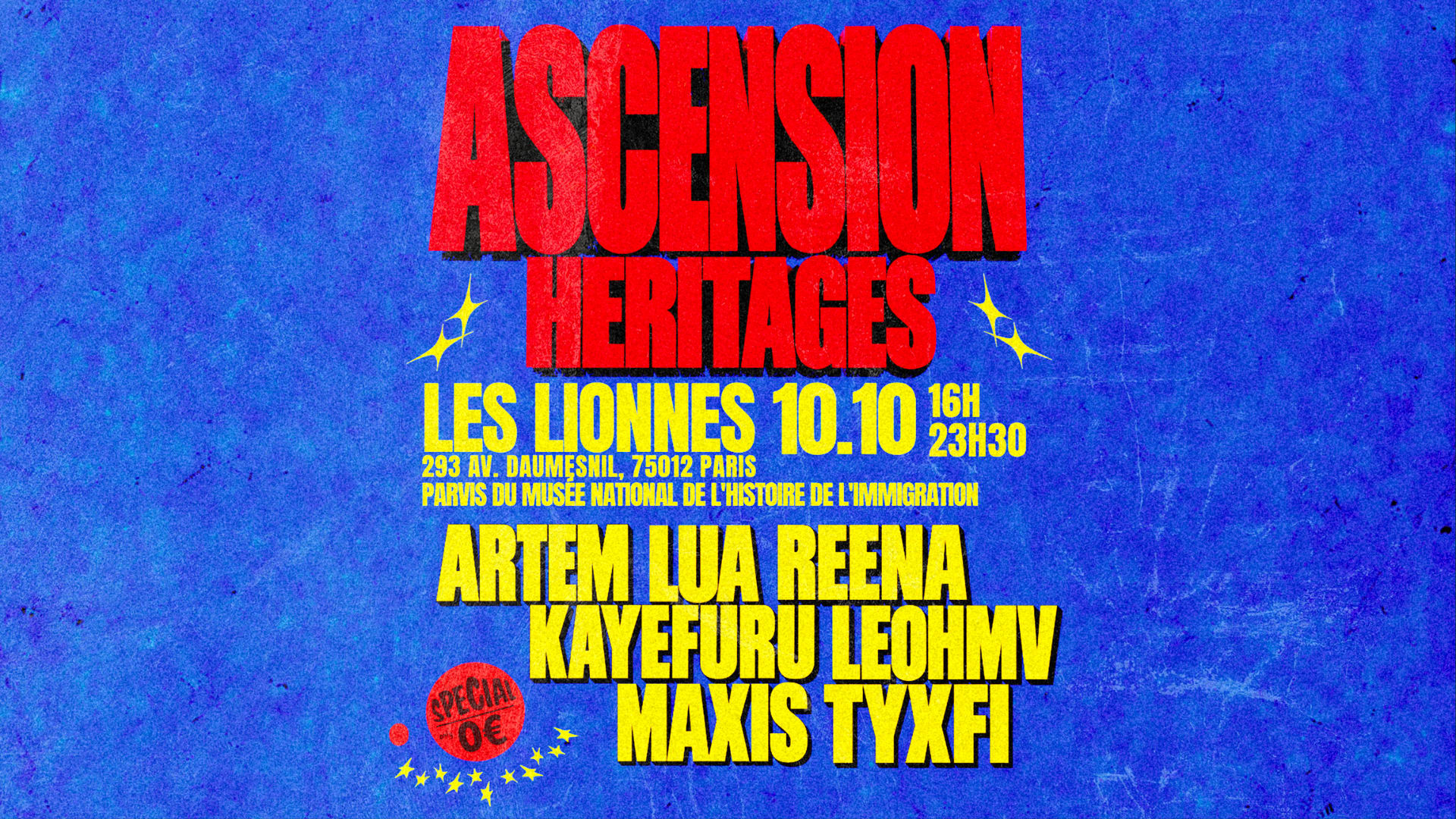 Ascension Héritages @Les Lionnes