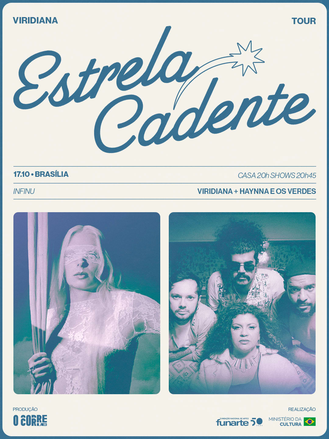 Viridiana Em Brasília: Estrela Cadente Tour, Abertura Haynna