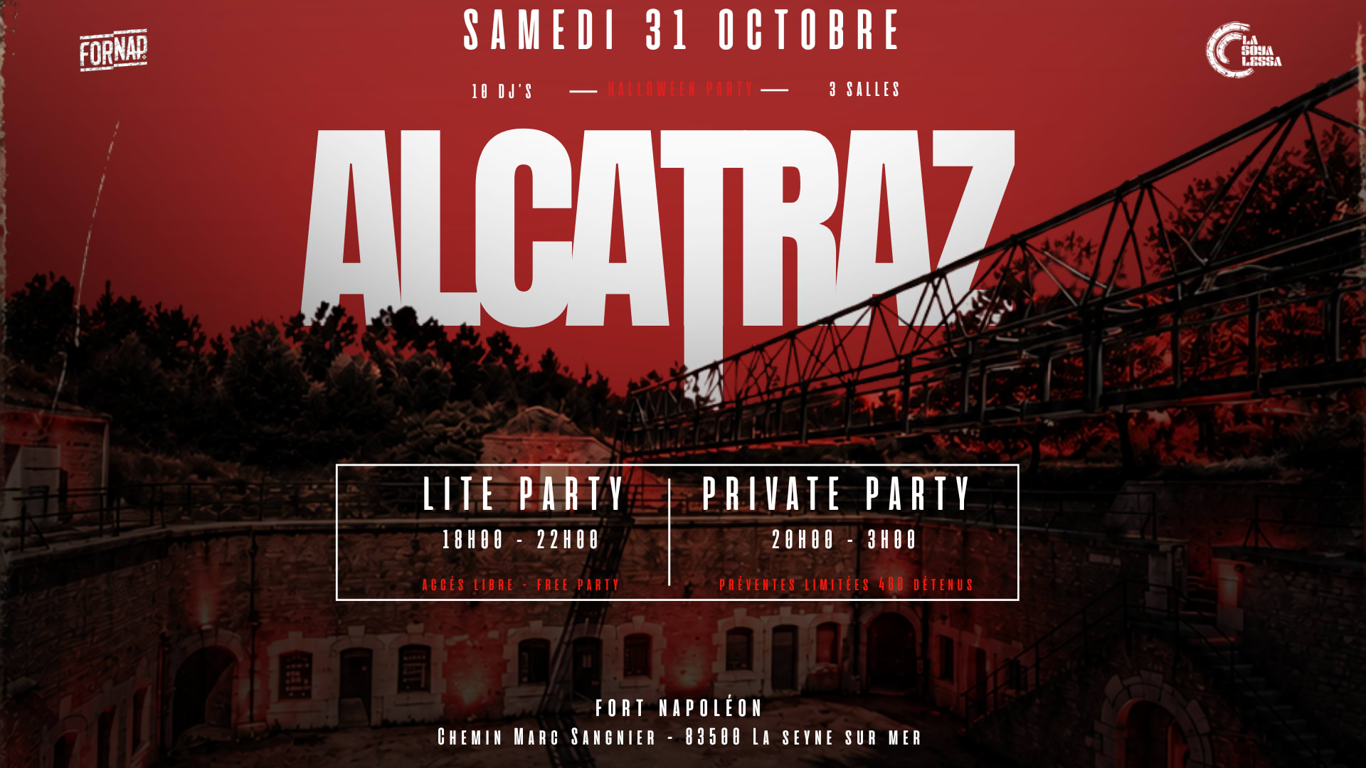 Alcatraz — Halloween Au Fort Napoléon La Soya Lessa