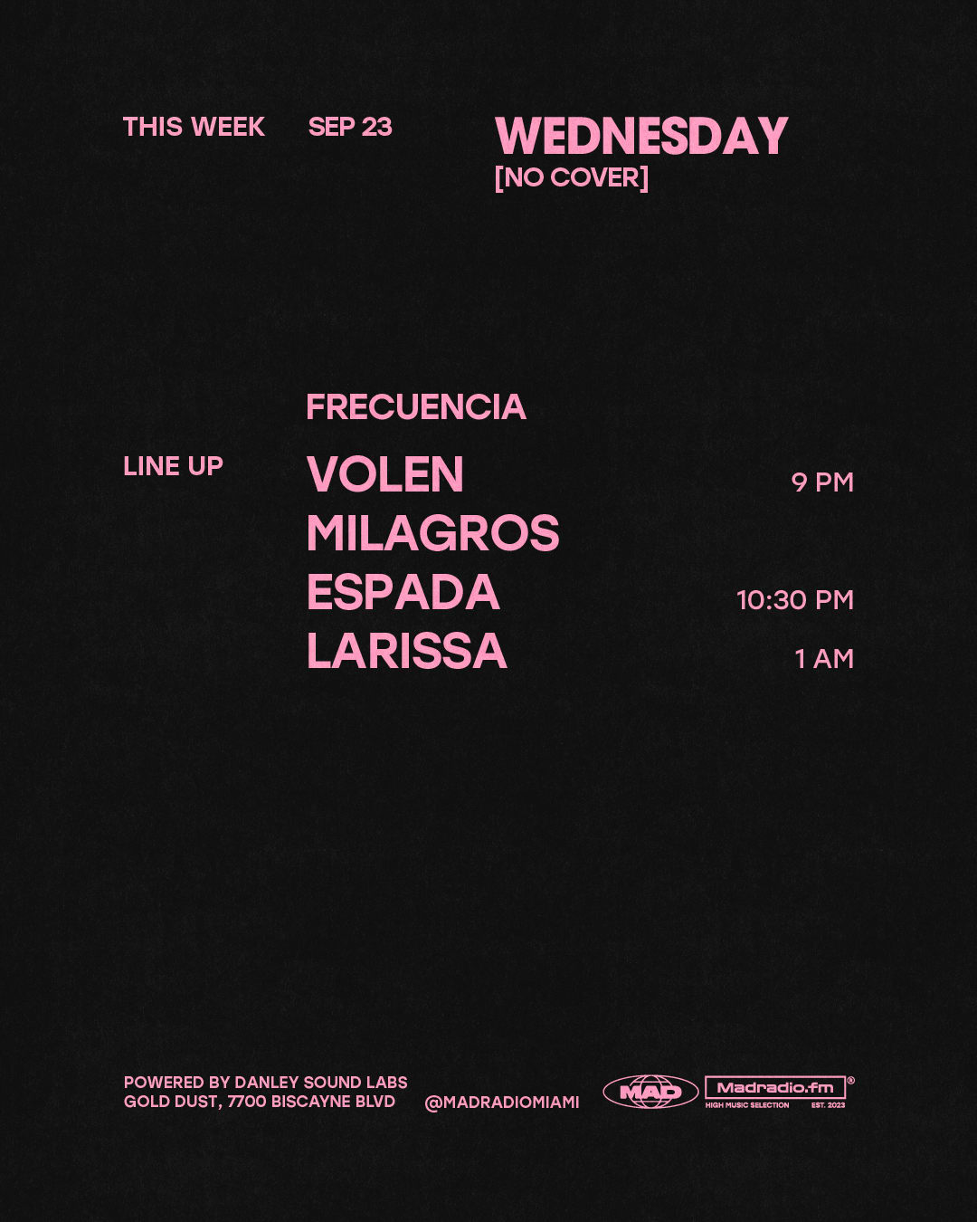 Frecuencia: Volen / Milagros Espada / Larissa
