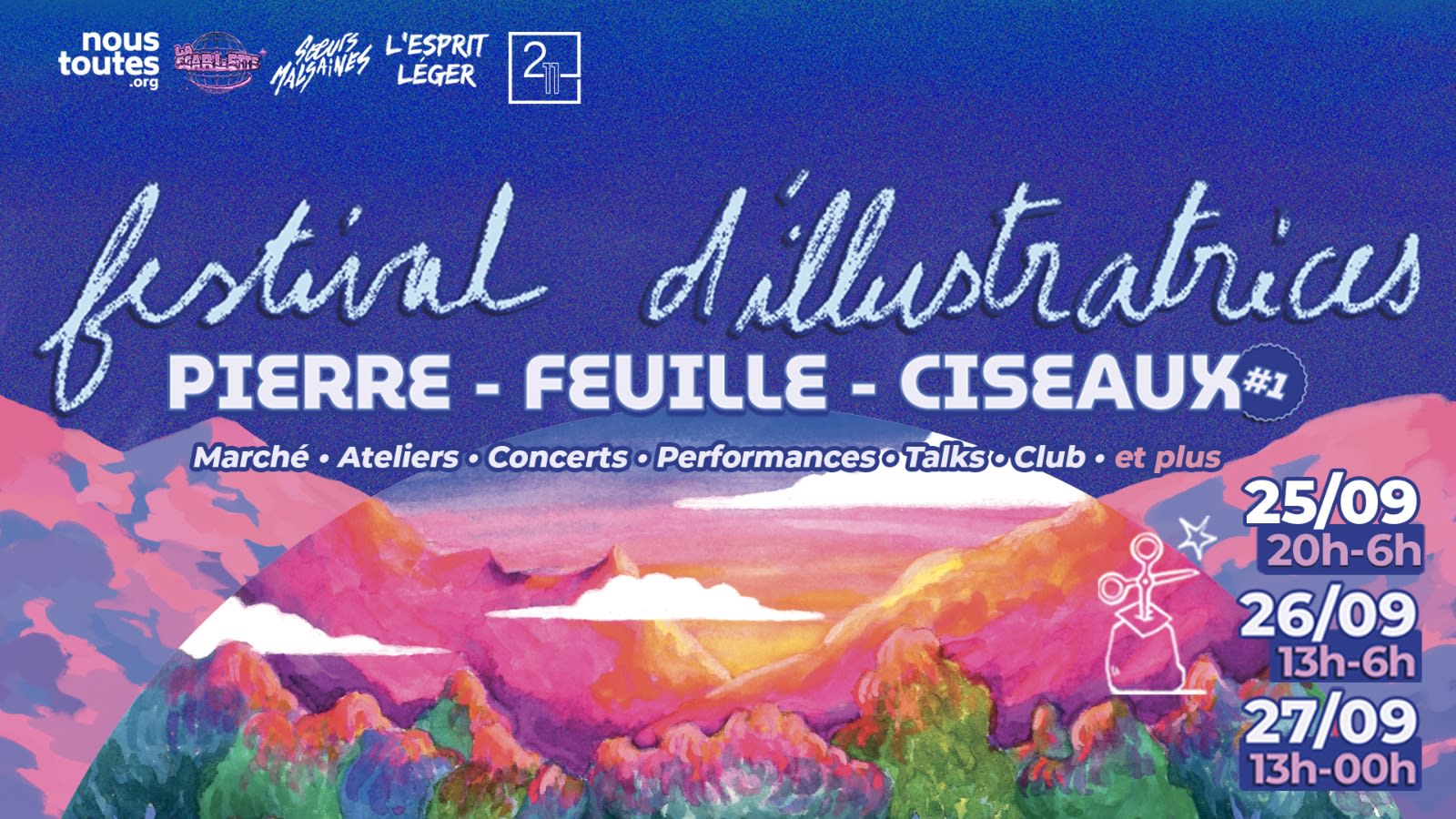 Pierre, Feuille, Ciseaux : Festival D'illustratrices