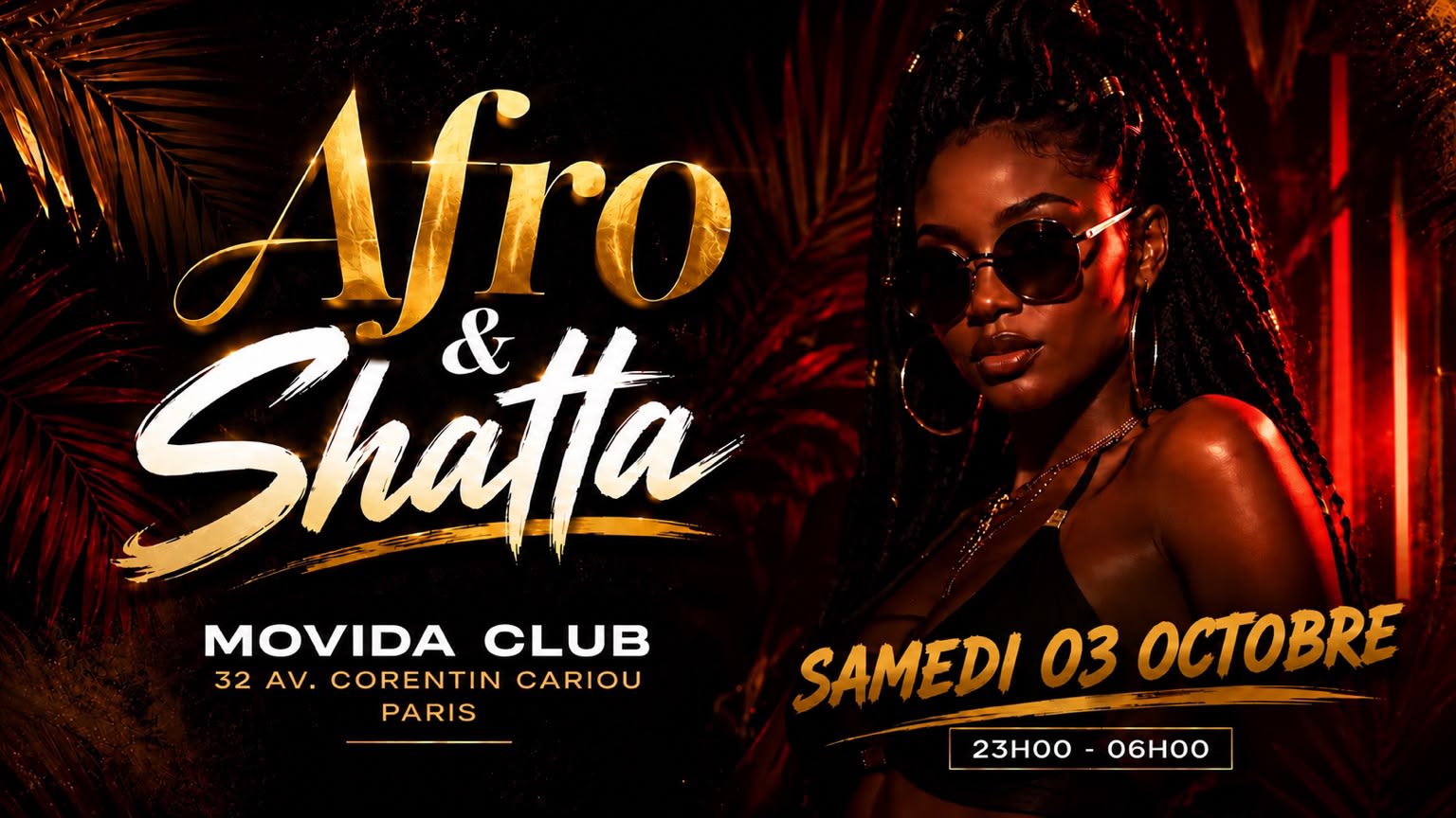 Afro & Shatta - Samedi 03 Octobre