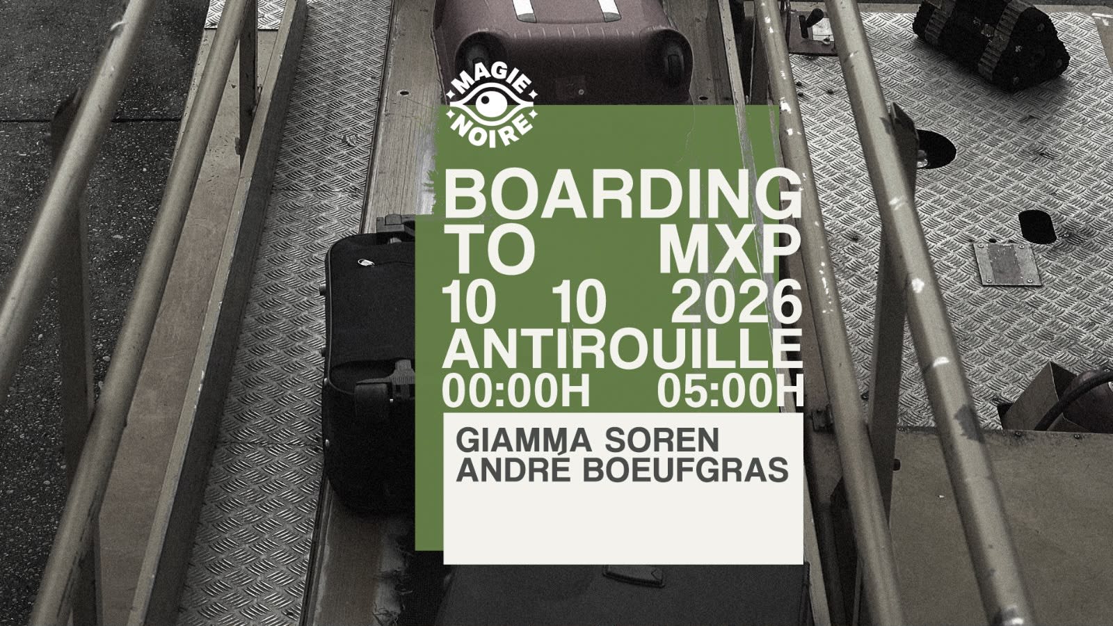 Boarding To Mxp @Antirouille 10.10.26