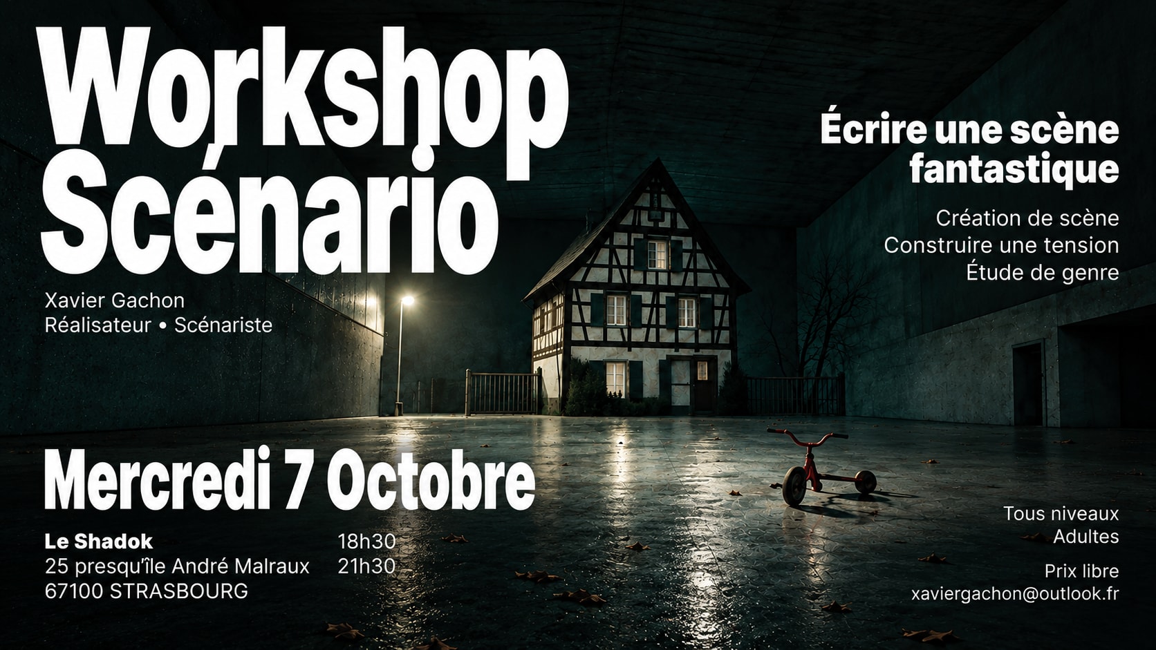 Workshop Scénario : Écrire Une Scène Fantastique