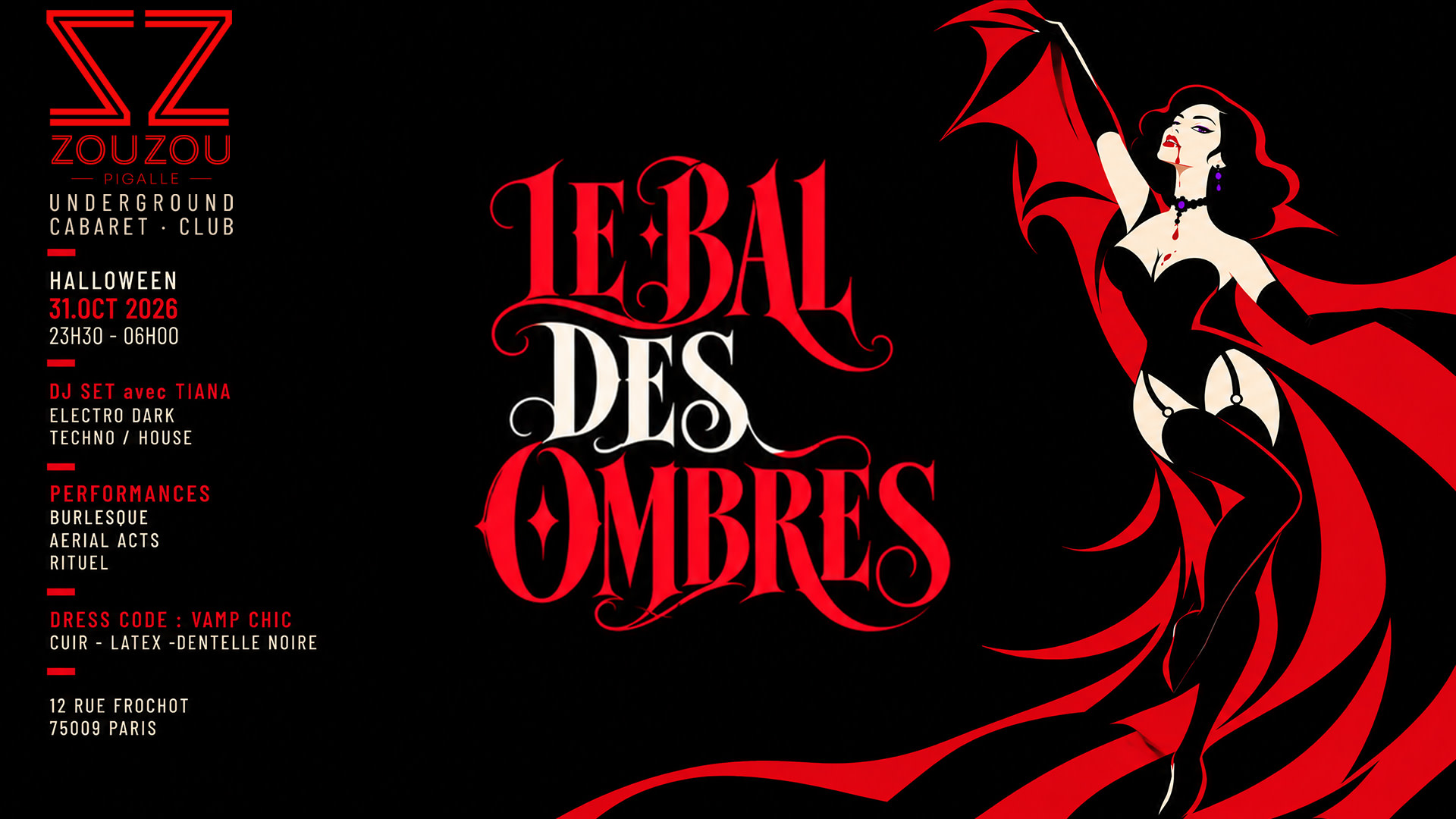 Le Bal Des Ombres Halloween Party