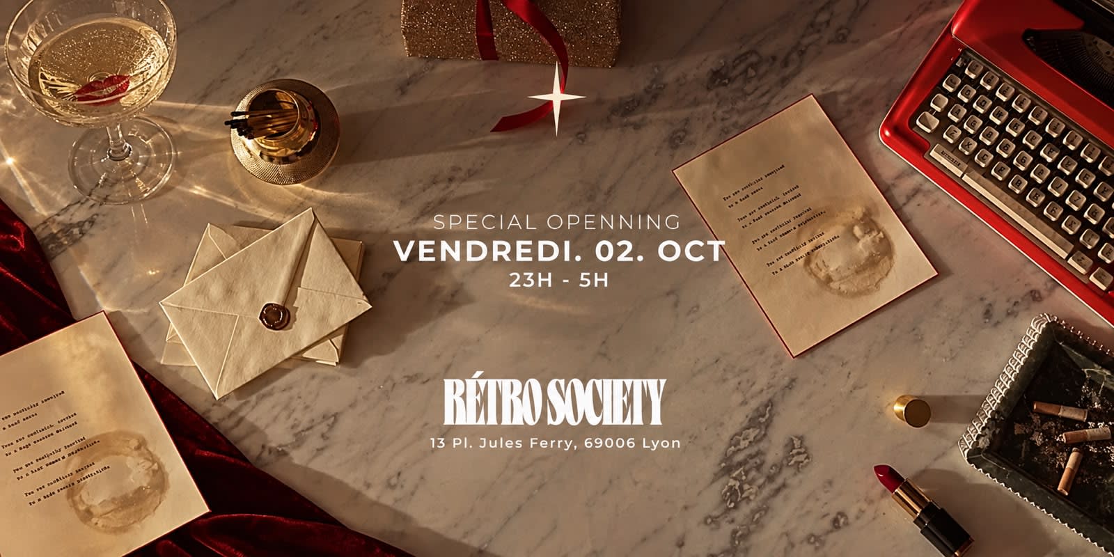 Opening Retro Society - Vendredi 2 Octobre - Six Club