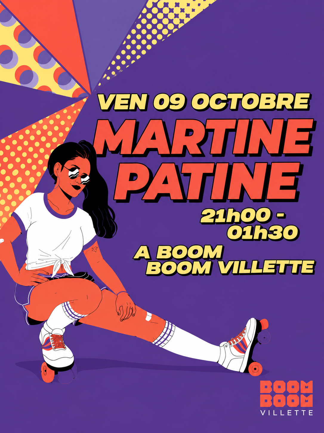 Roller Disco Avec Martine Patine