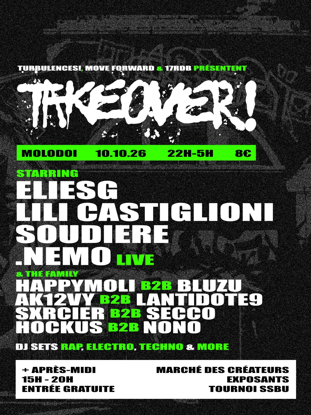 Takeover! : Turbulences! X Moveforward X 17rdb