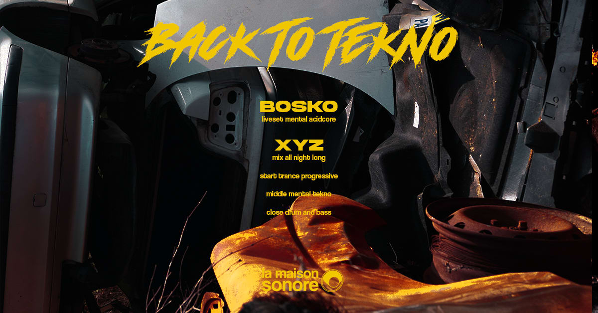 Back To Tekno [2nd Edition] By La Maison Sonore