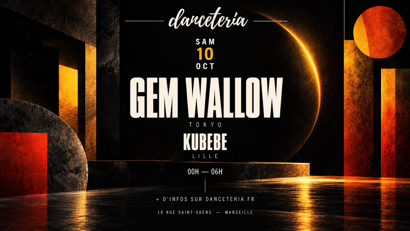 Gem Wallow (Tokyo) + Kubebe (Lille) @ Danceteria