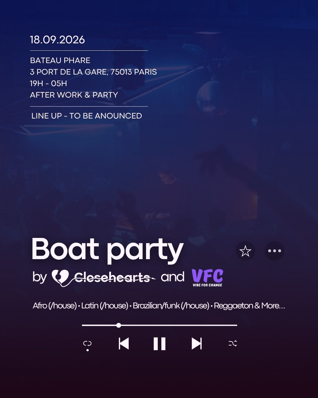 Boat Party (By Closehearts & Vfc)