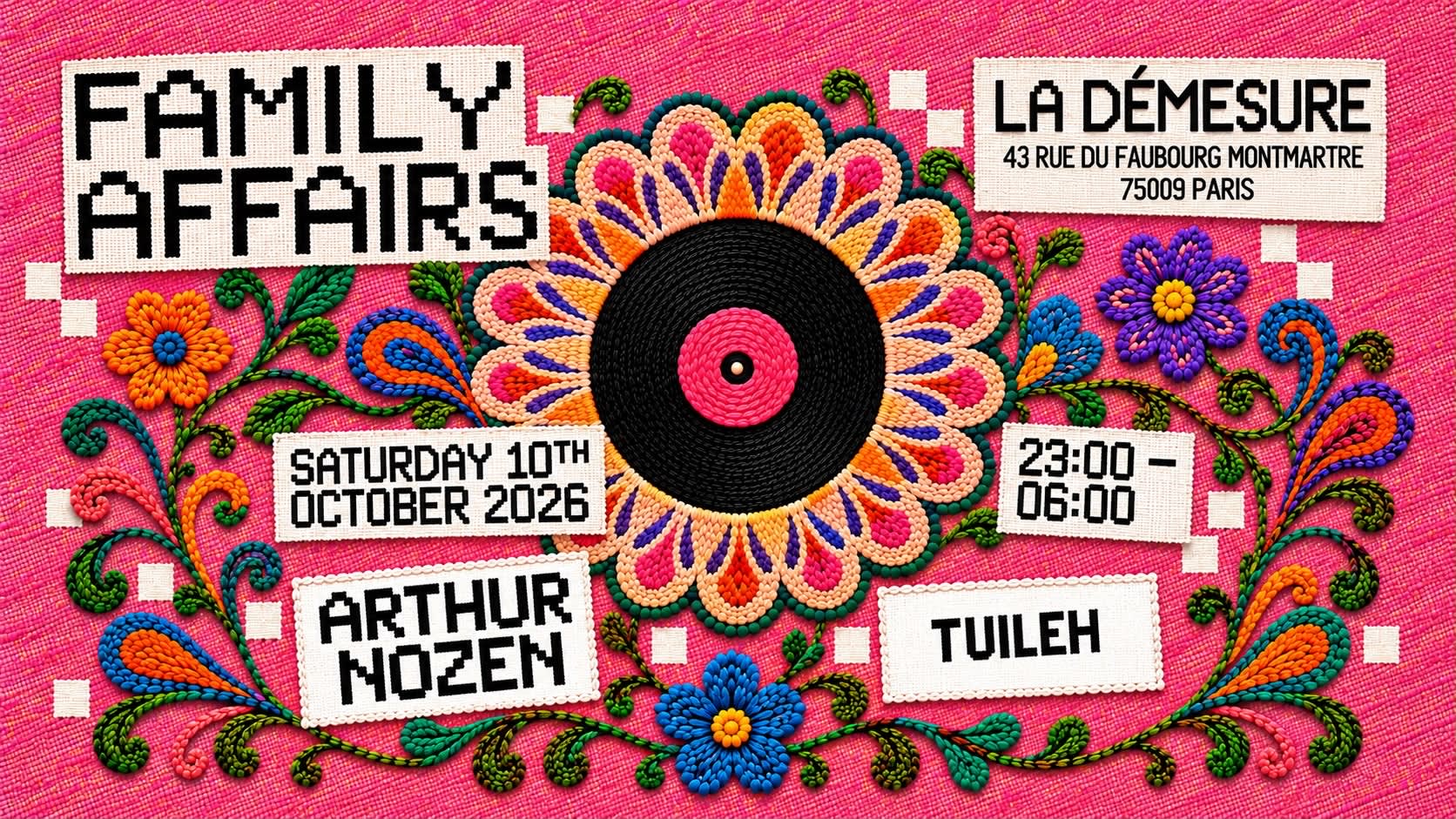 La Démesure Invite Family Affair