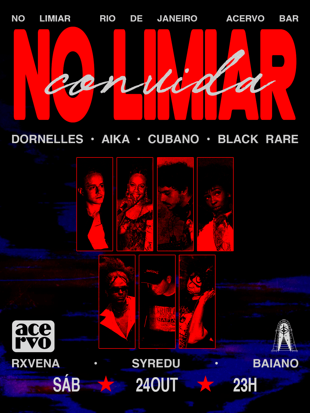 No Limiar Convida: Dornelles, Aika, Black Rare E +
