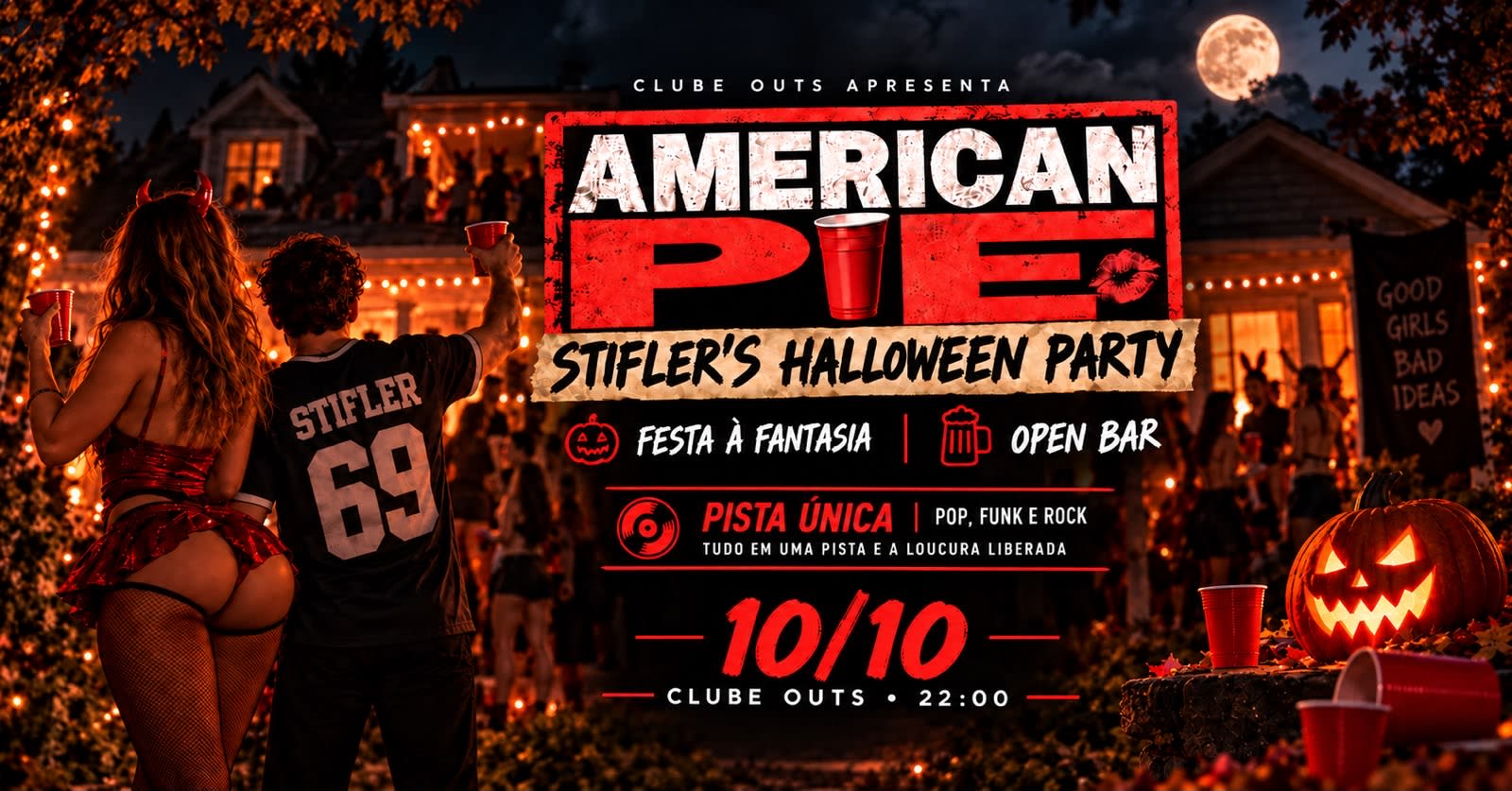 Festa Dos Perdidos | American Pie | Open Bar | 10/10