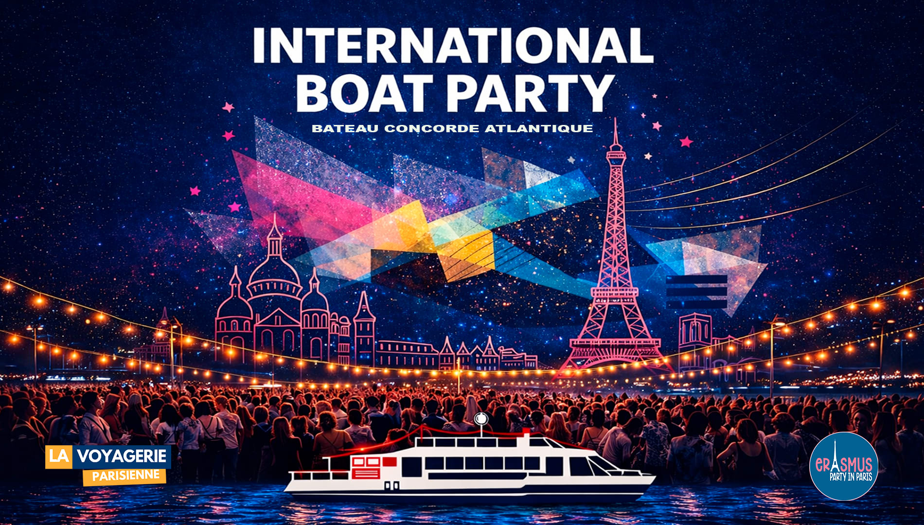 International Erasmus Boatparty ! 03/10/2026