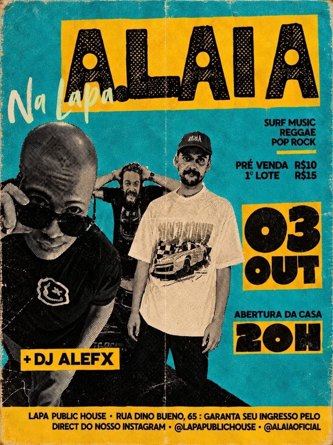 A.Laia + Dj Alefx Na Lapa: Ingressos Somente Na Portaria