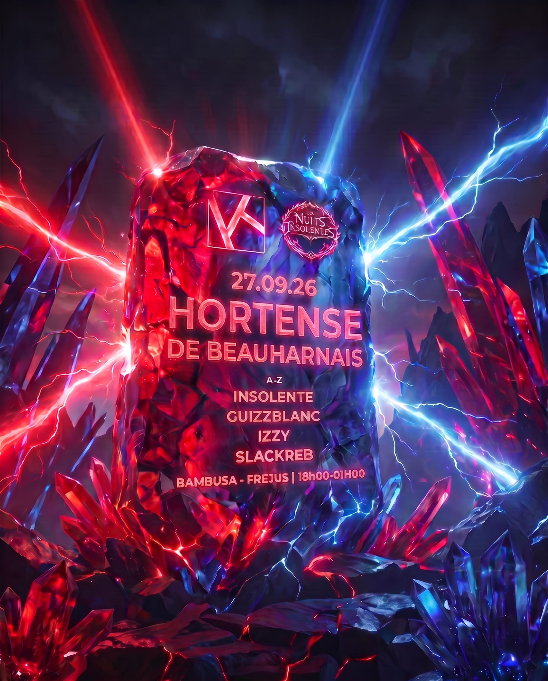 Hortense De Beauharnais : Nuits Insolentes X Kwartz Events