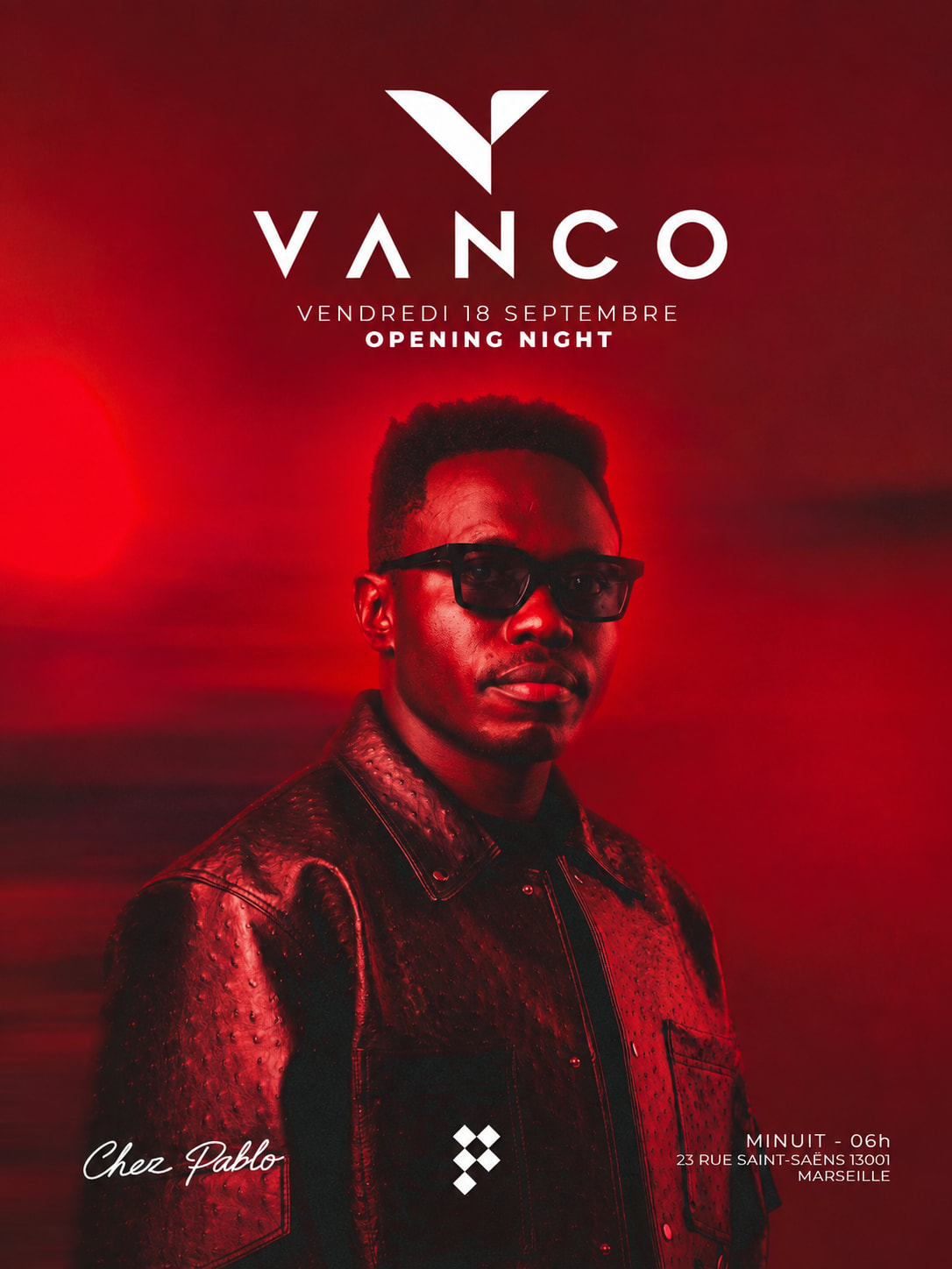 Vanco - Opening Week End/ Chez Pablo I Vendredi 18 Septembre