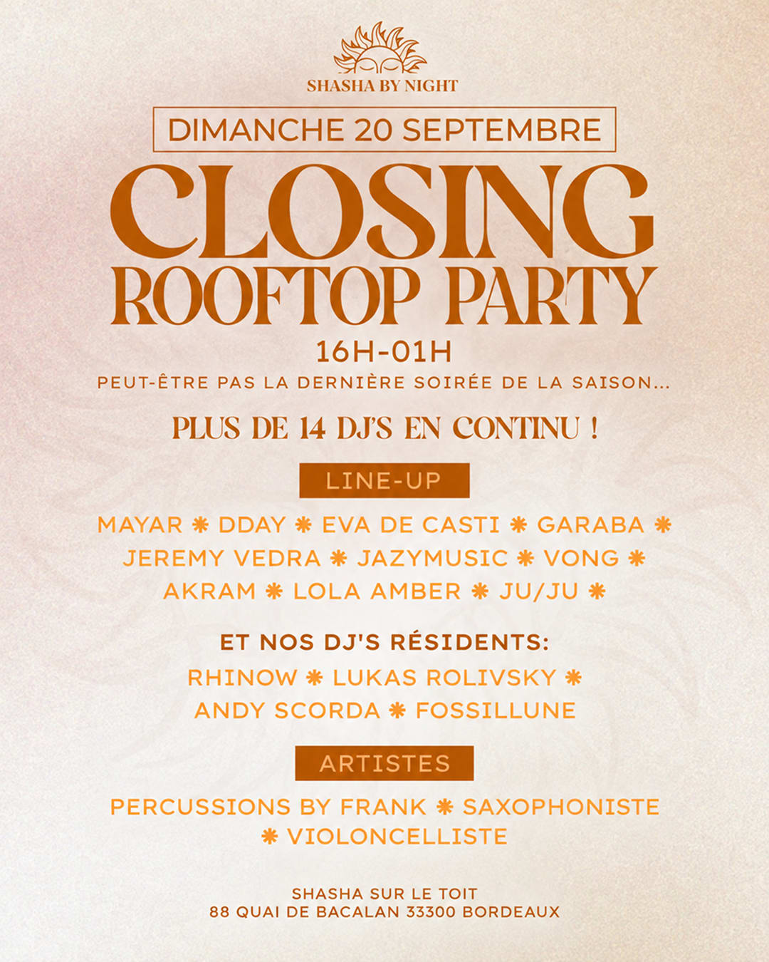 Closing Rooftop Party