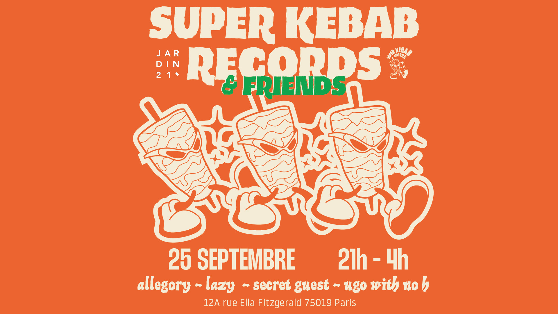 Super Kebab Records X Jardin21 - Open Air