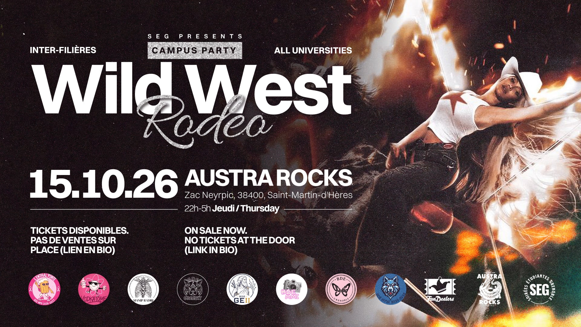 Campus Party- Wild West Rodeo By Seg & Friends @Austra Rocks