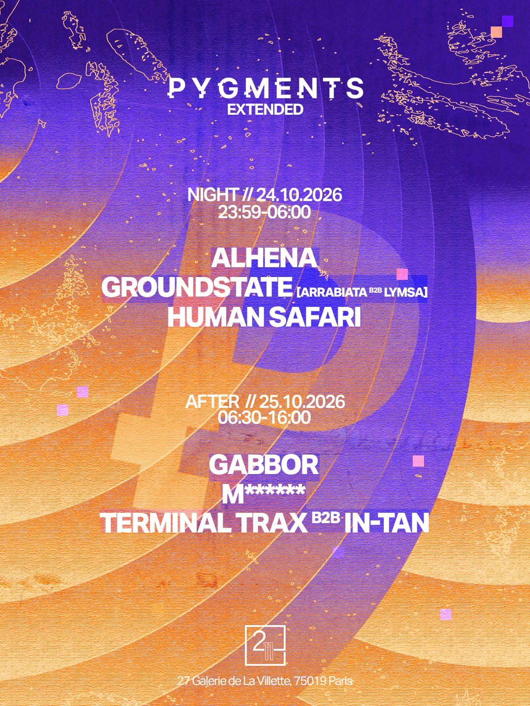 Pygments Afterparty : Gabbor, M***, In-Tan B2b Terminal Trax