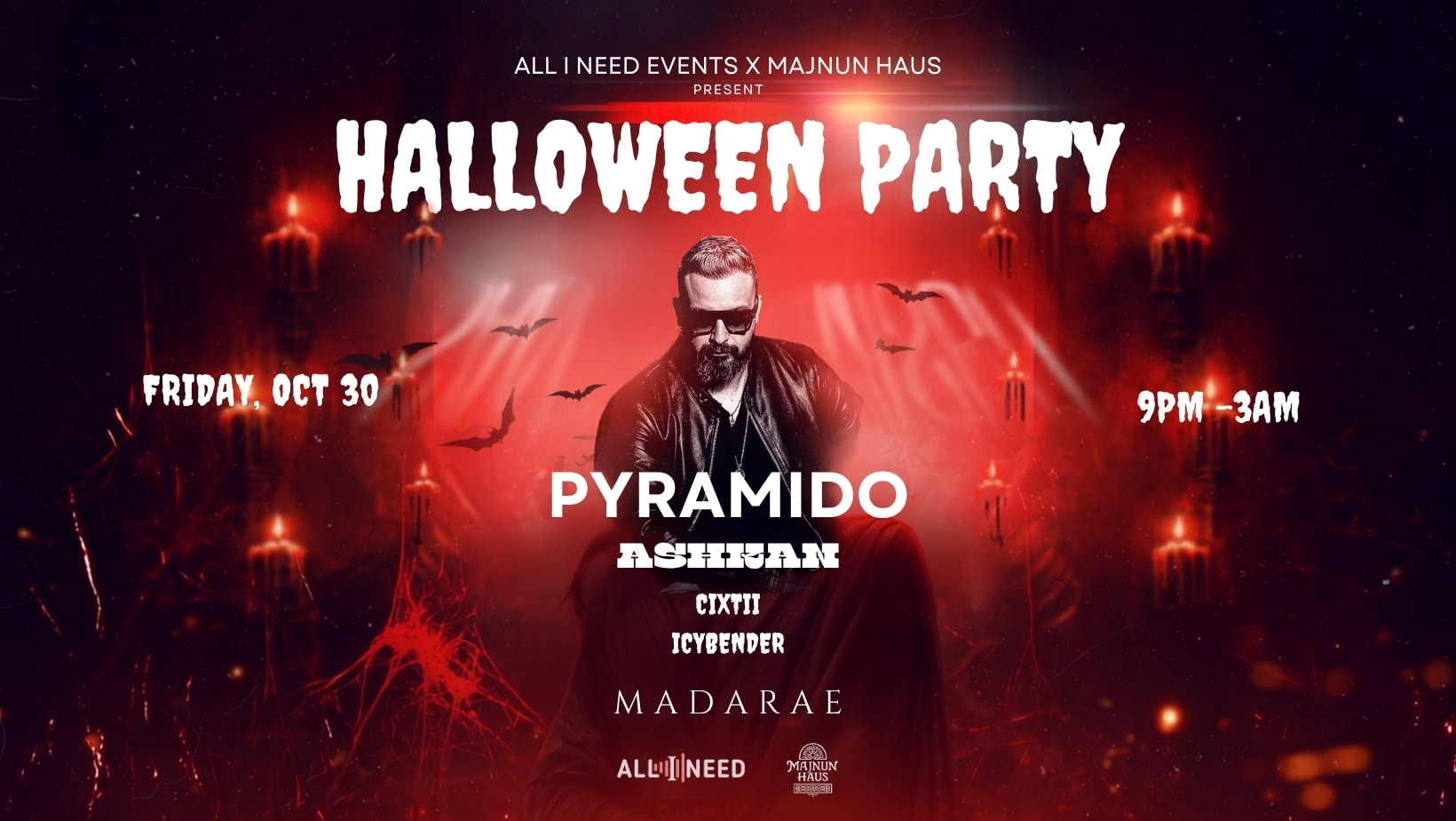 Halloween Friday: Pyramido+Ashkan (Arabic & Persian Afro)