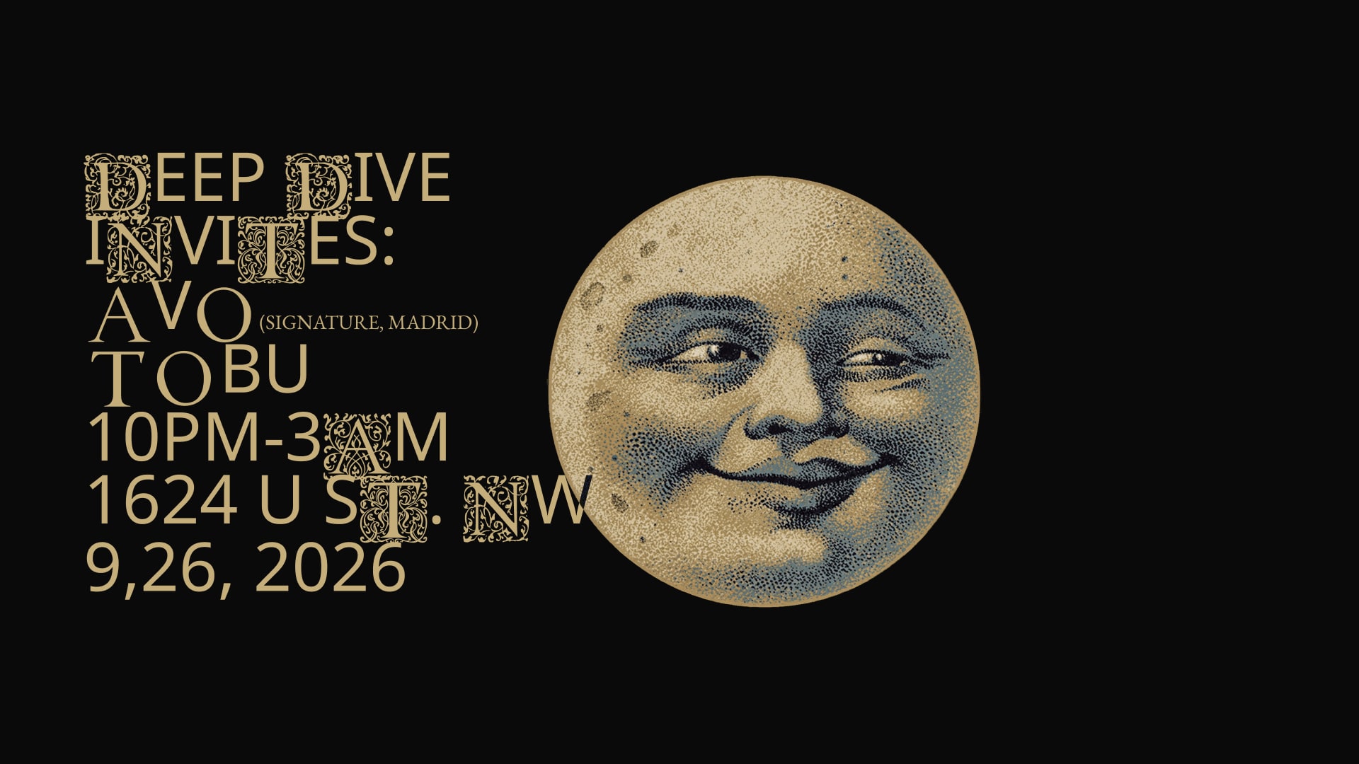 Deep Dive Invites - Avo (Signature, Madrid)