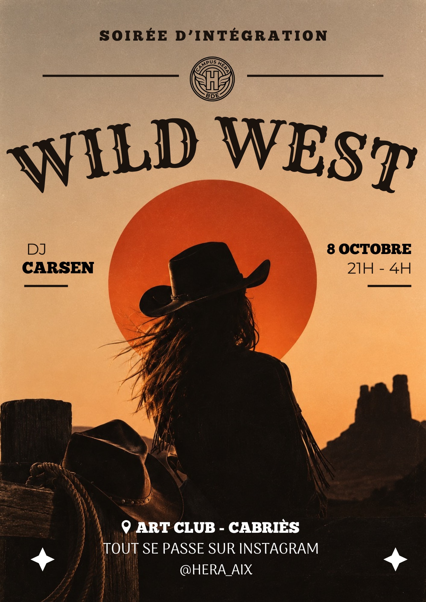 Wild West - Soirée D'intégration Hera