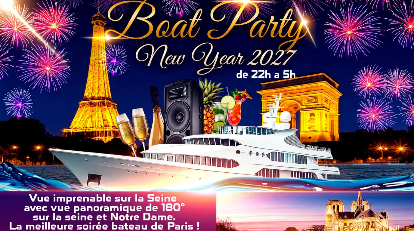 Boat Party New Year 2027 Nouvel An Face Notre Dame Sur Seine