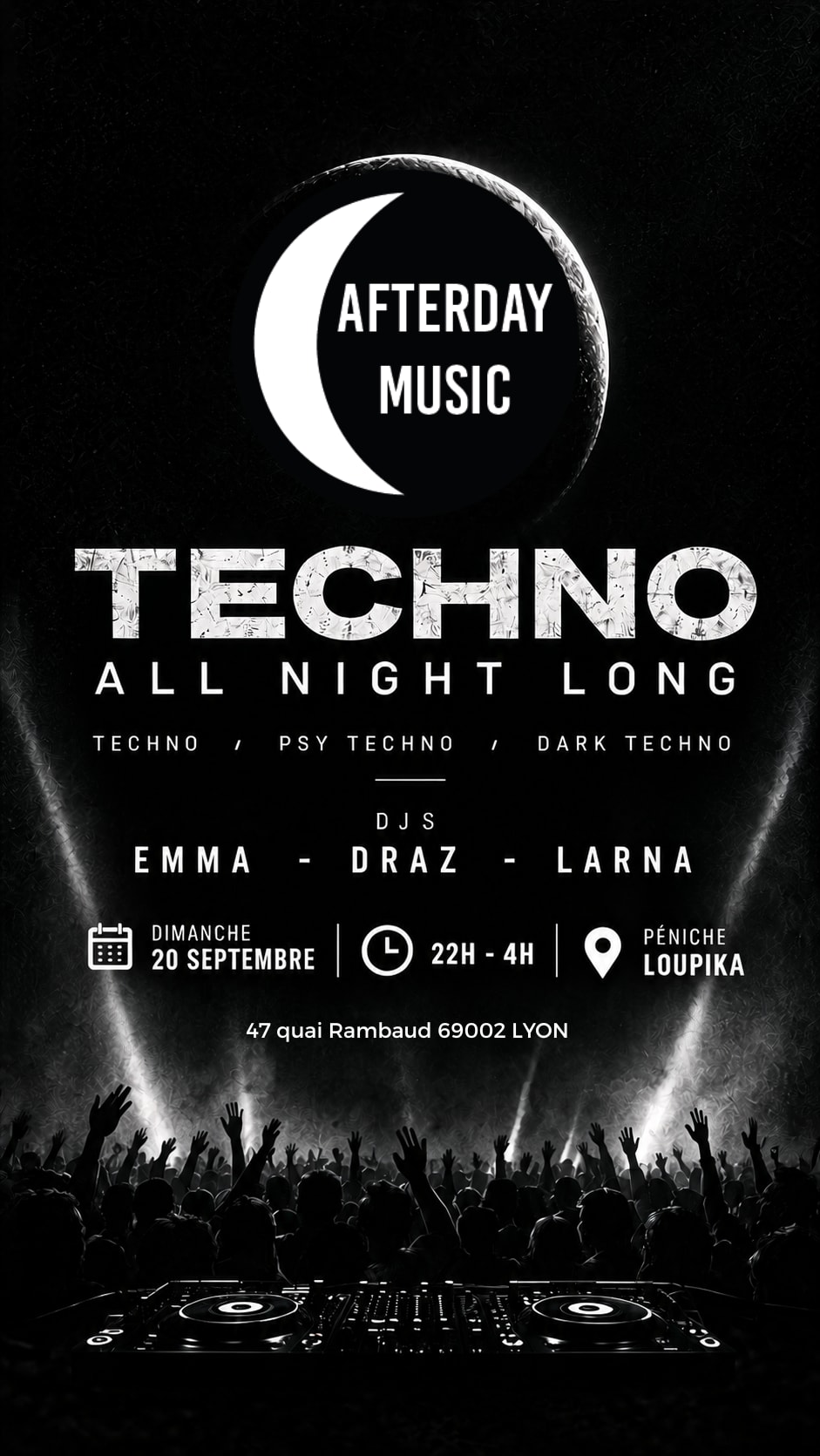 Techno All Night Long - Loupika | Emma - Draz - Larna