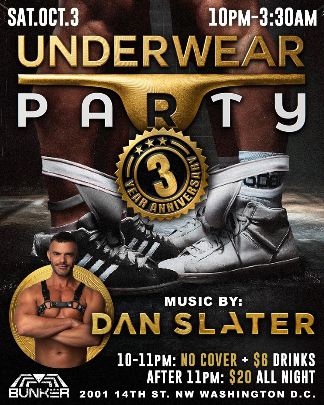 Underwear Party 3 Year Anniversary With Dan Slater (Dallas)
