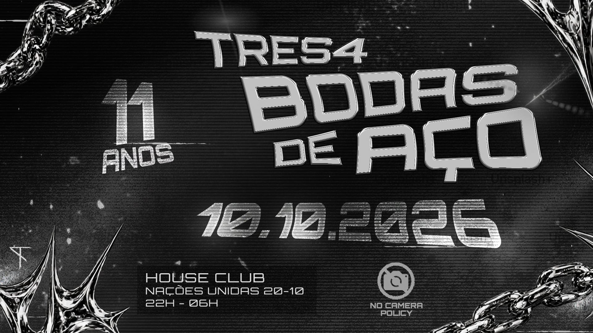 Tres4 Bodas De Aço