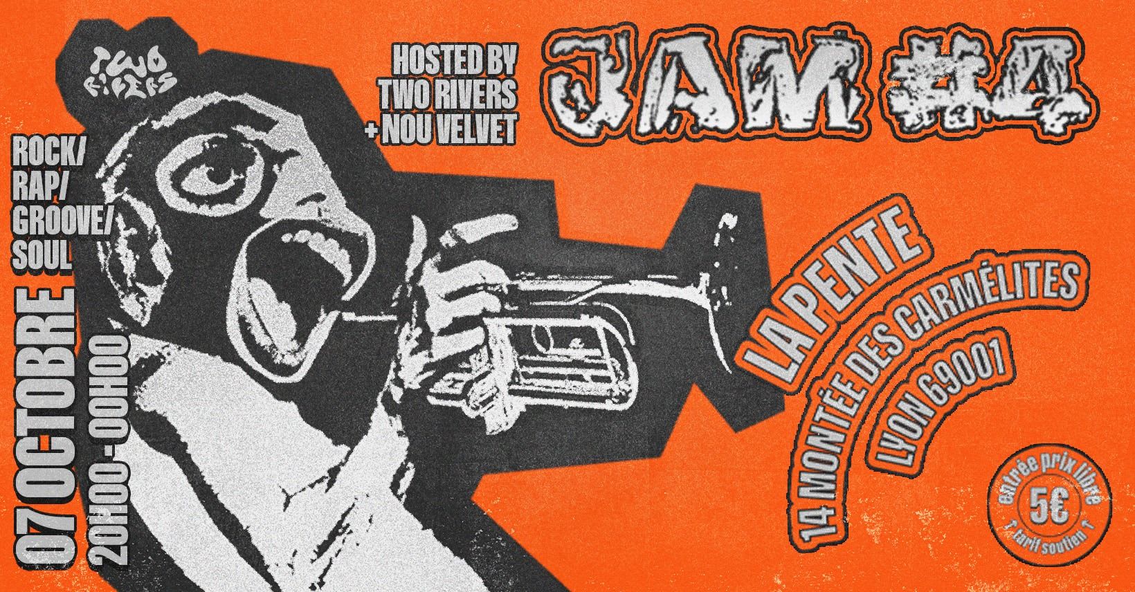 Jam #4 Avec Two Rivers & Nou Velvet [Rock / Rap / Groove]