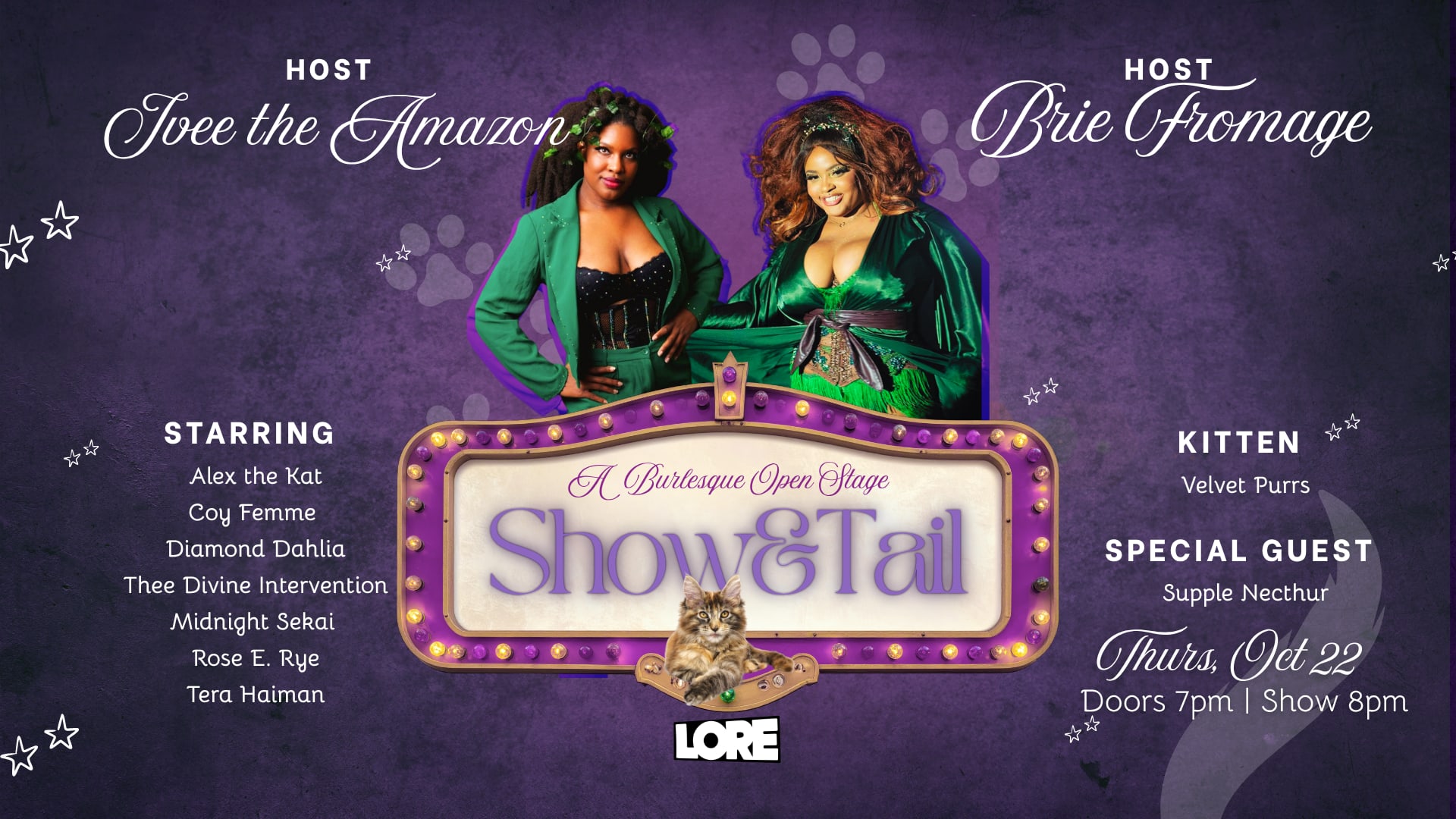 Show & Tail - Burlesque Open Stage Show