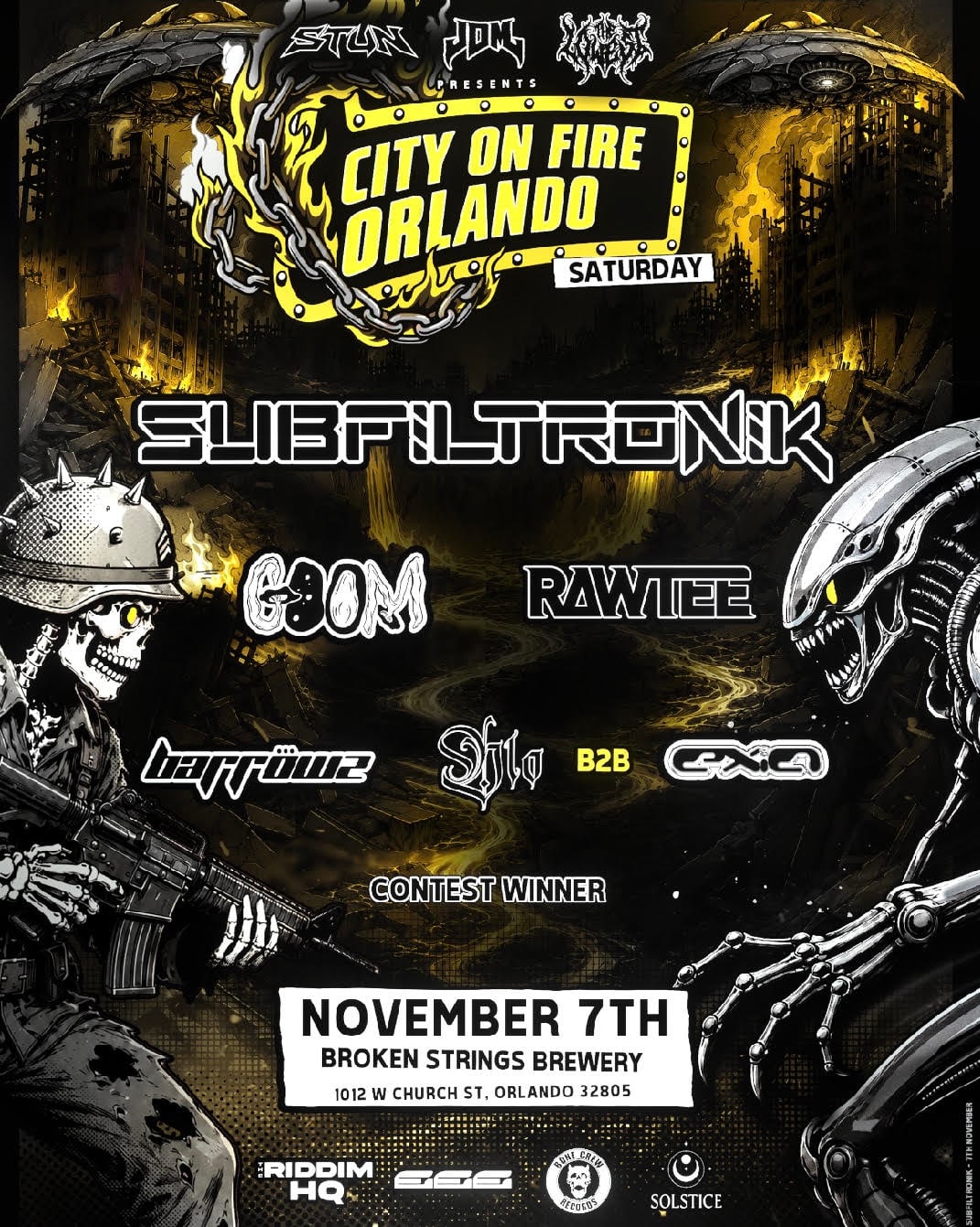 City On Fire: Subfiltronik / Saturday