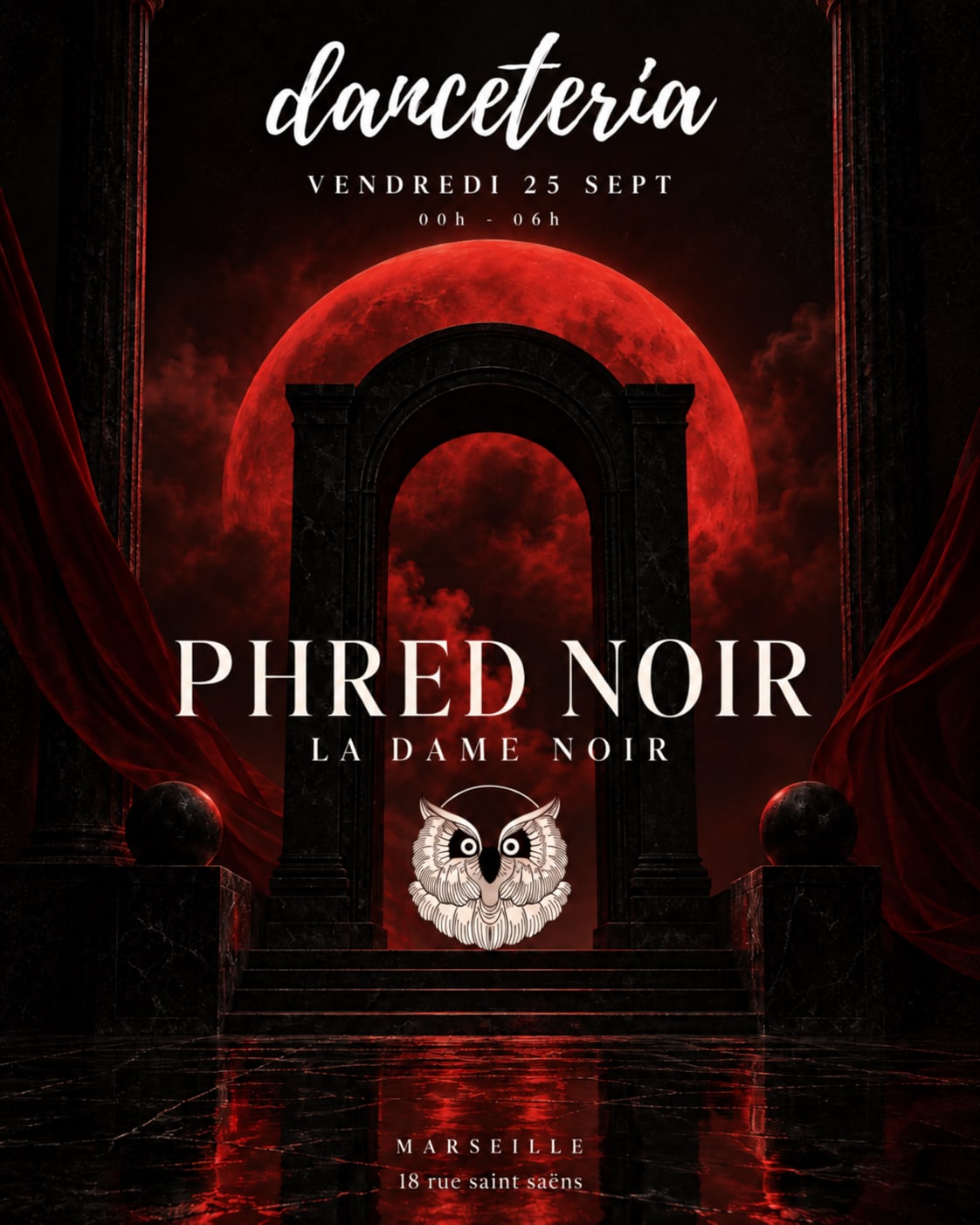 Phred Noir (La Dame Noir) @ Danceteria