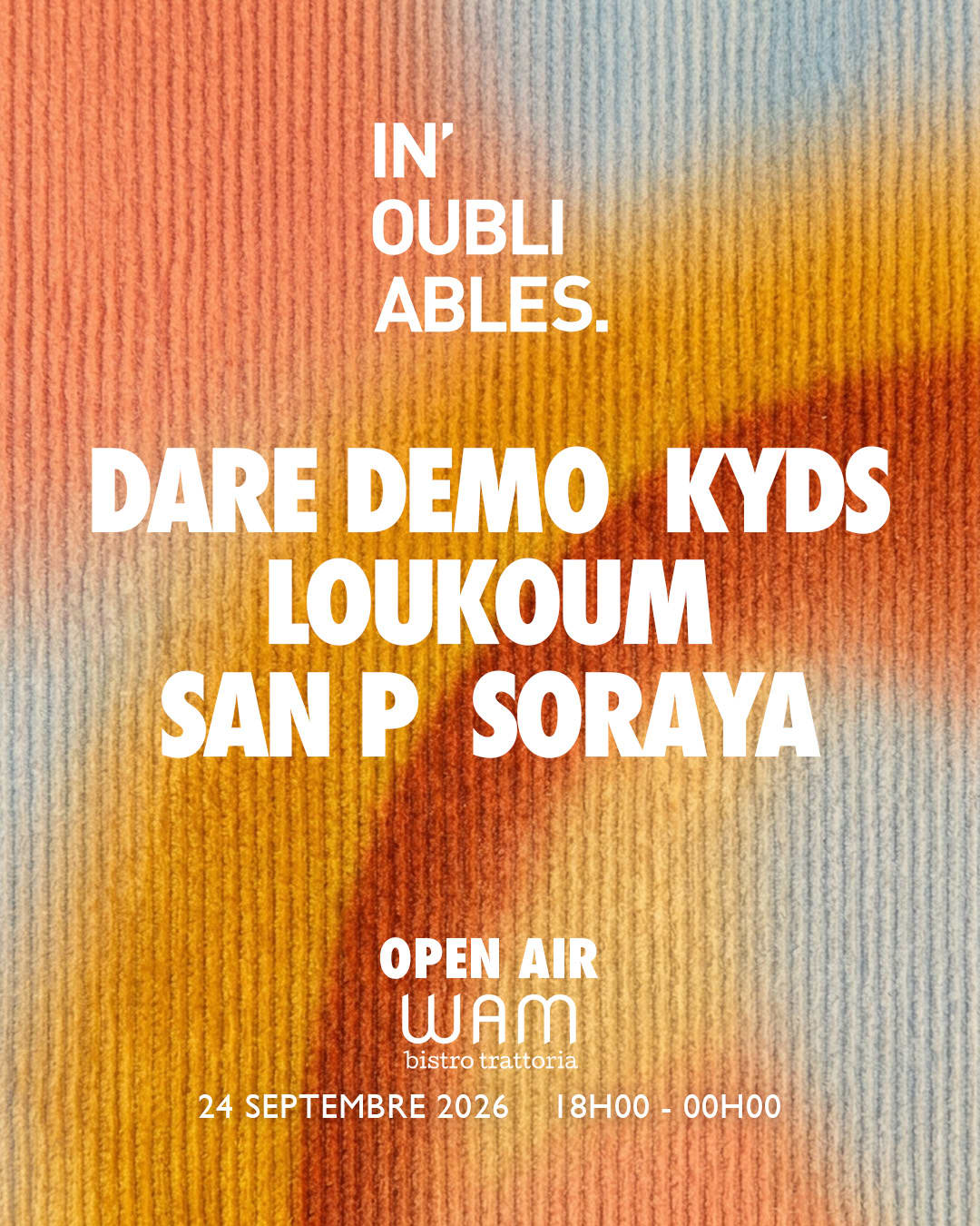 [Open Air] In'oubliables At Wam