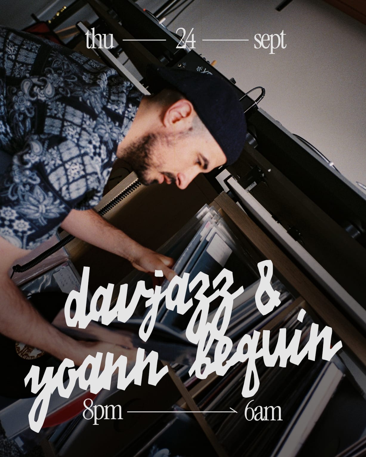 Vinyles All Night Long : Dav Jazz + Yoann Bequin
